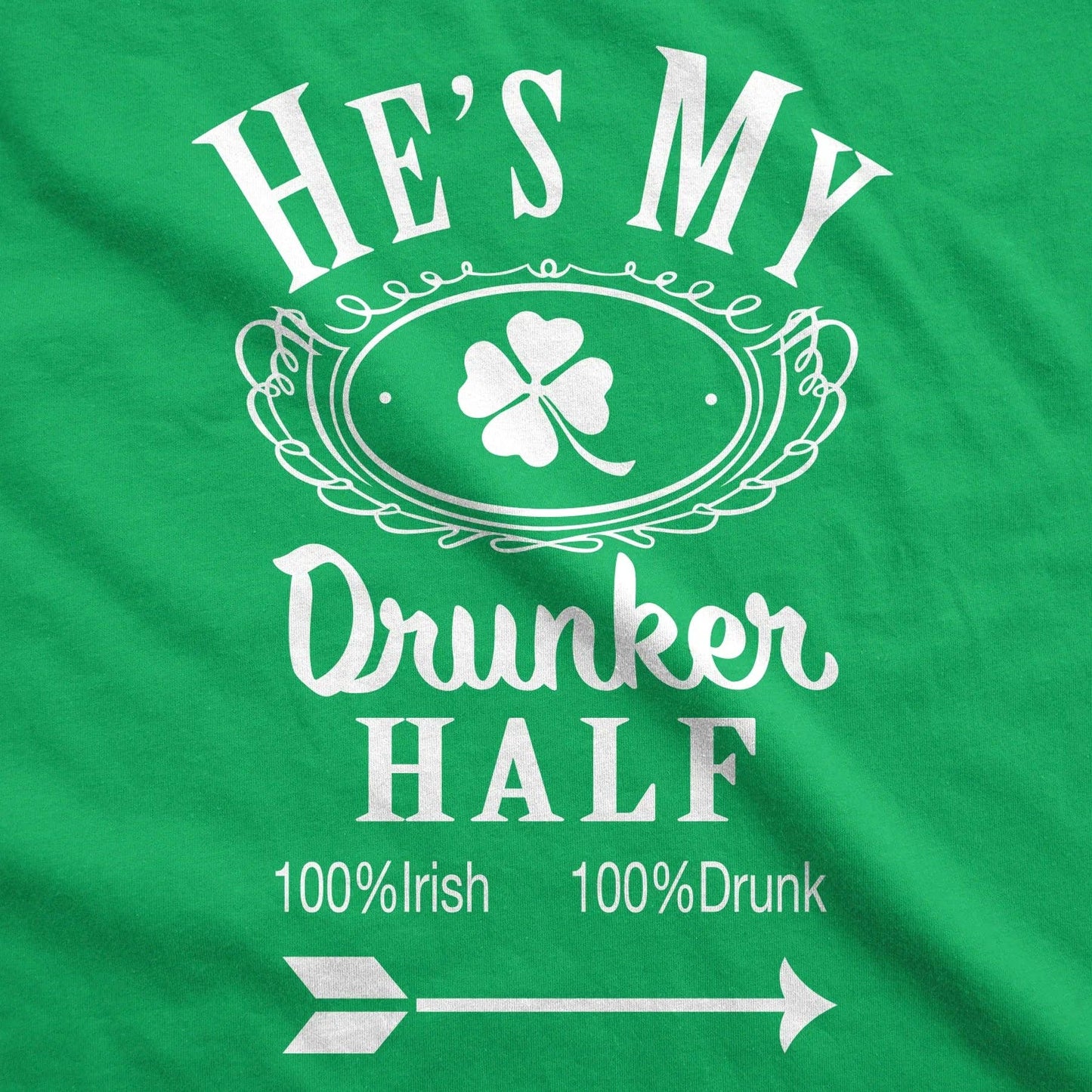 Hes/Shes My Drunker Half Hoodie Hoodie Saint Patrick's Day