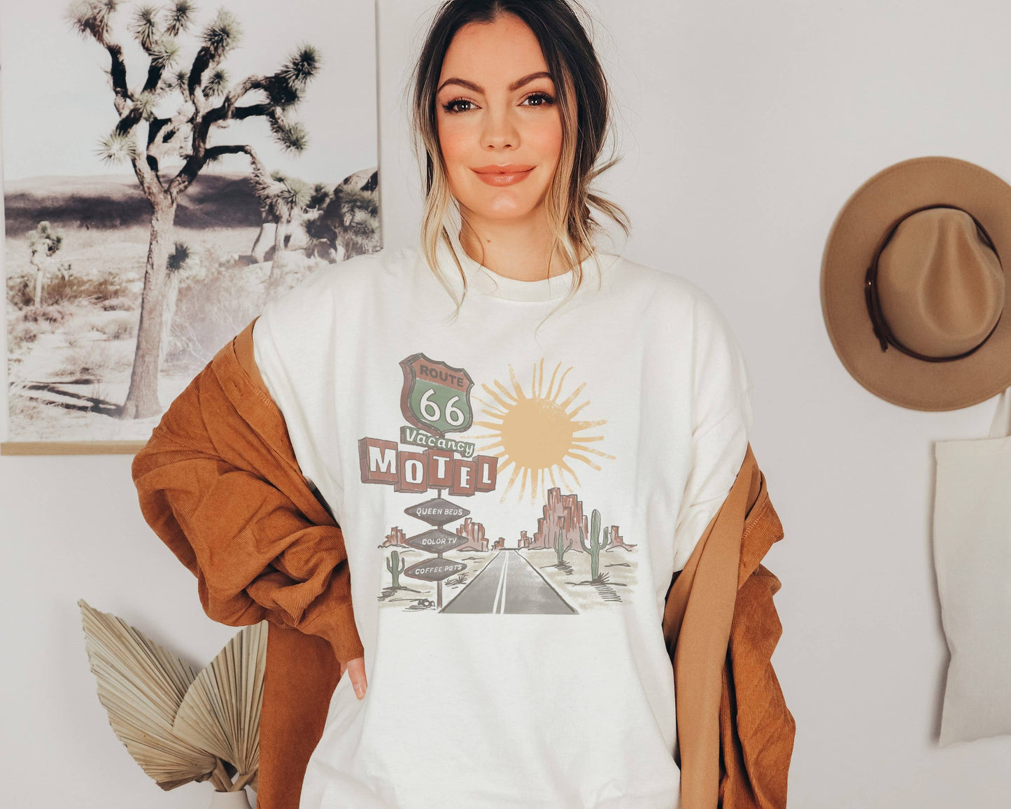 Western Route 66 Graphic Tee | Western Shirt