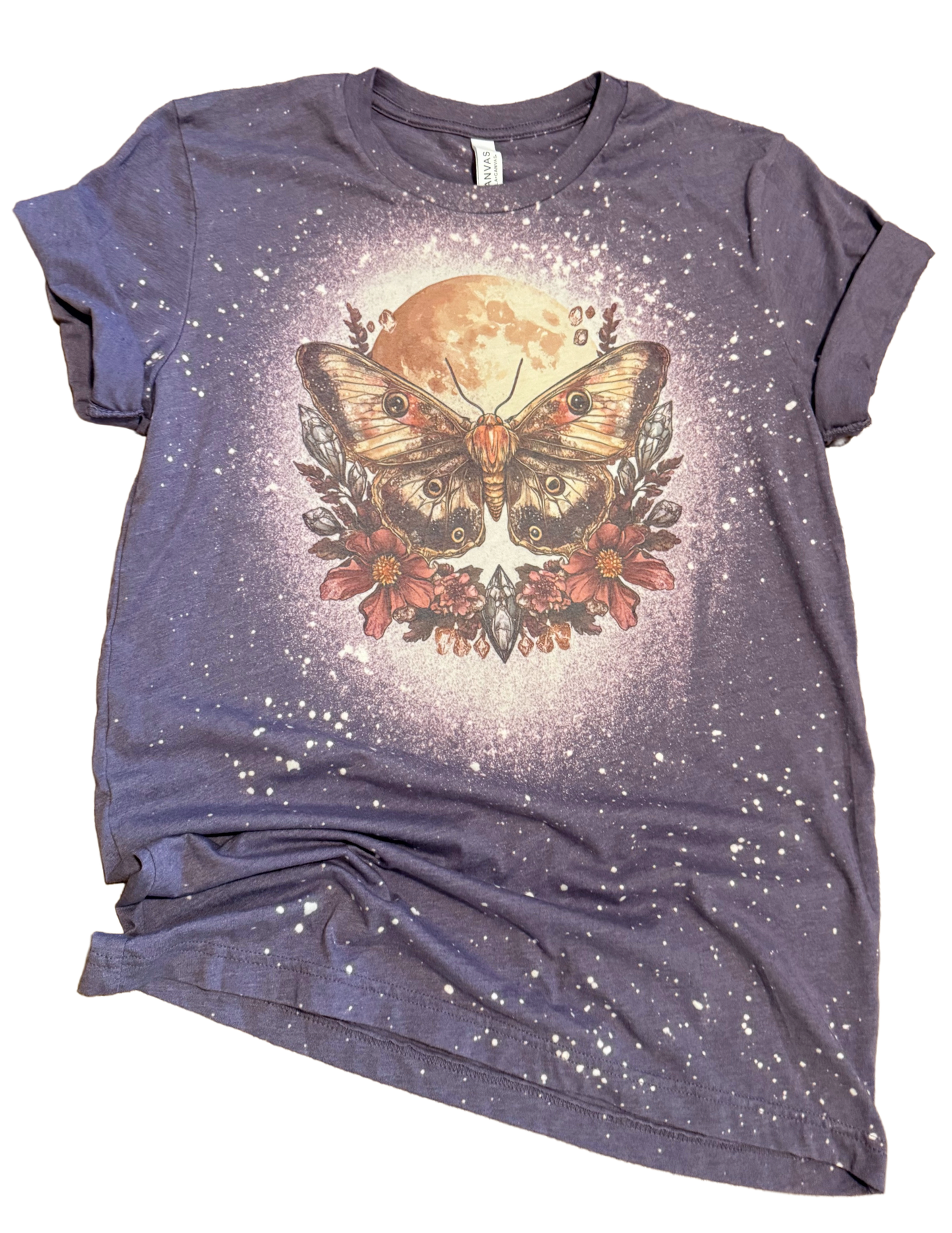 Midnight Moth Magic Bleached Tee