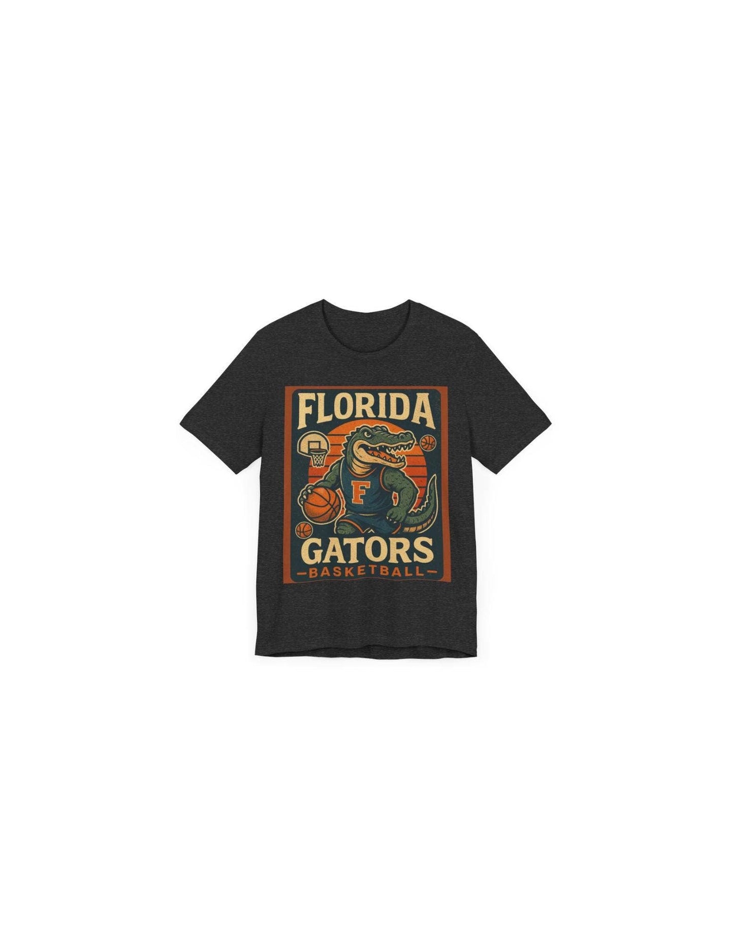 Retro Florida Gators Basketball Tee - Vintage Graphic Design