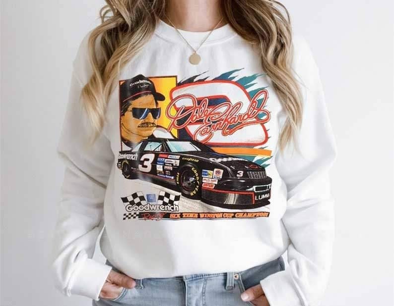 Vintage 90s Dale Earnhardt Nascar Racing Graphic Sweatshirt