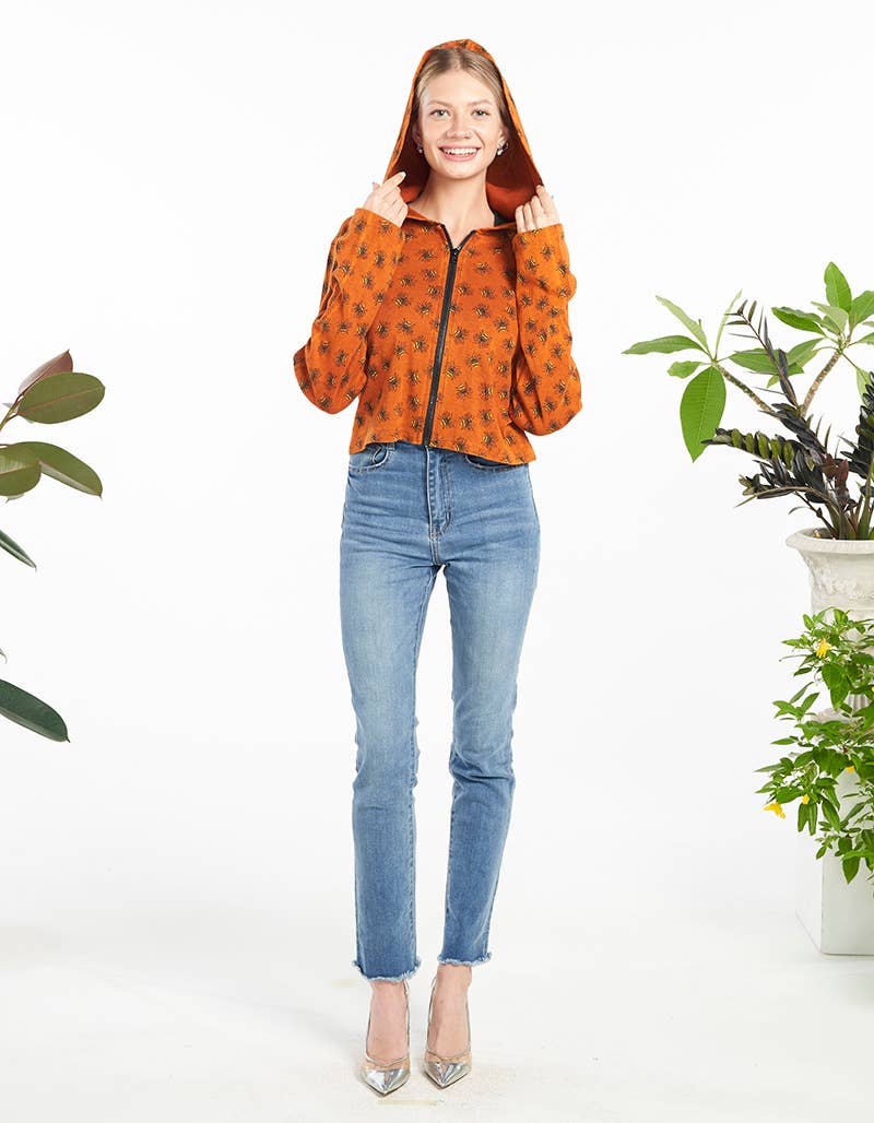 Bees Hoodie Top (KT-1524)
