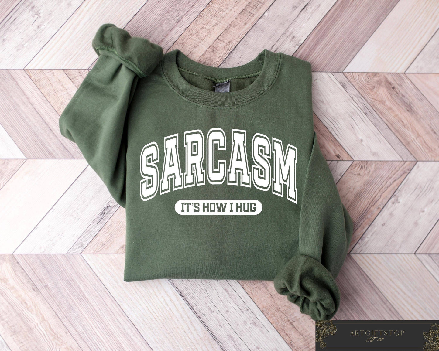 Sarcastic Hug Funny Graphic Tee, Humorous Holiday Gift
