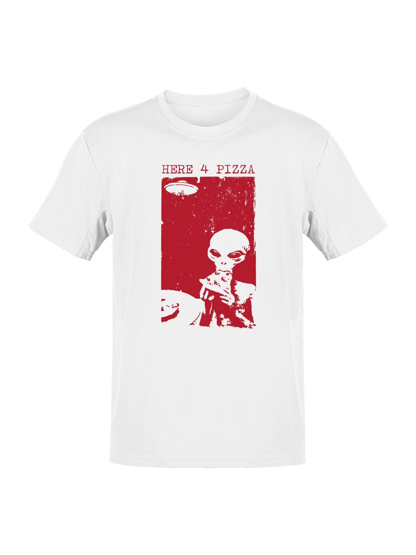 Alien Craving: Here For Pizza Men's T-Shirt