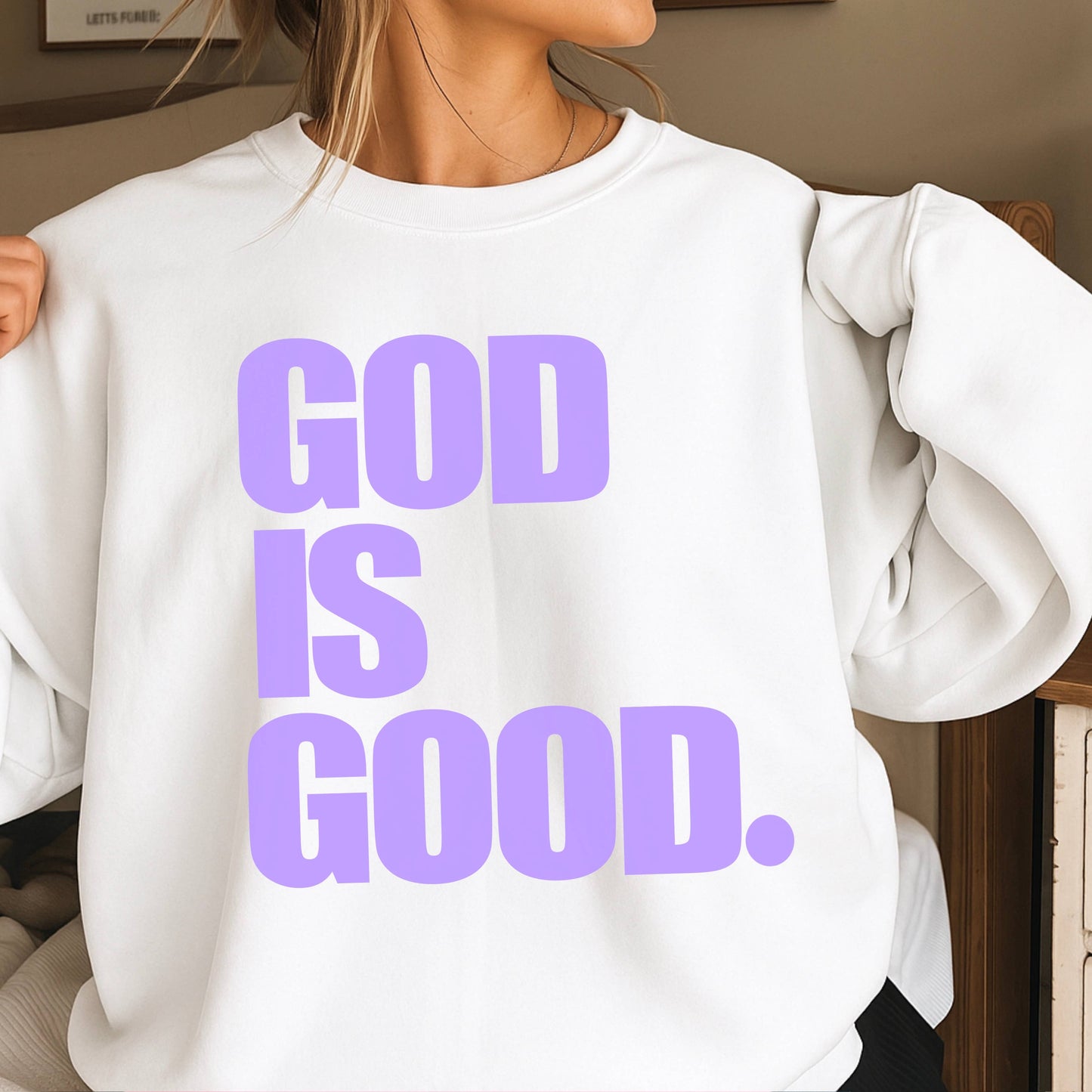 God Is Good Christian Sweatshirt | Gildan Brand