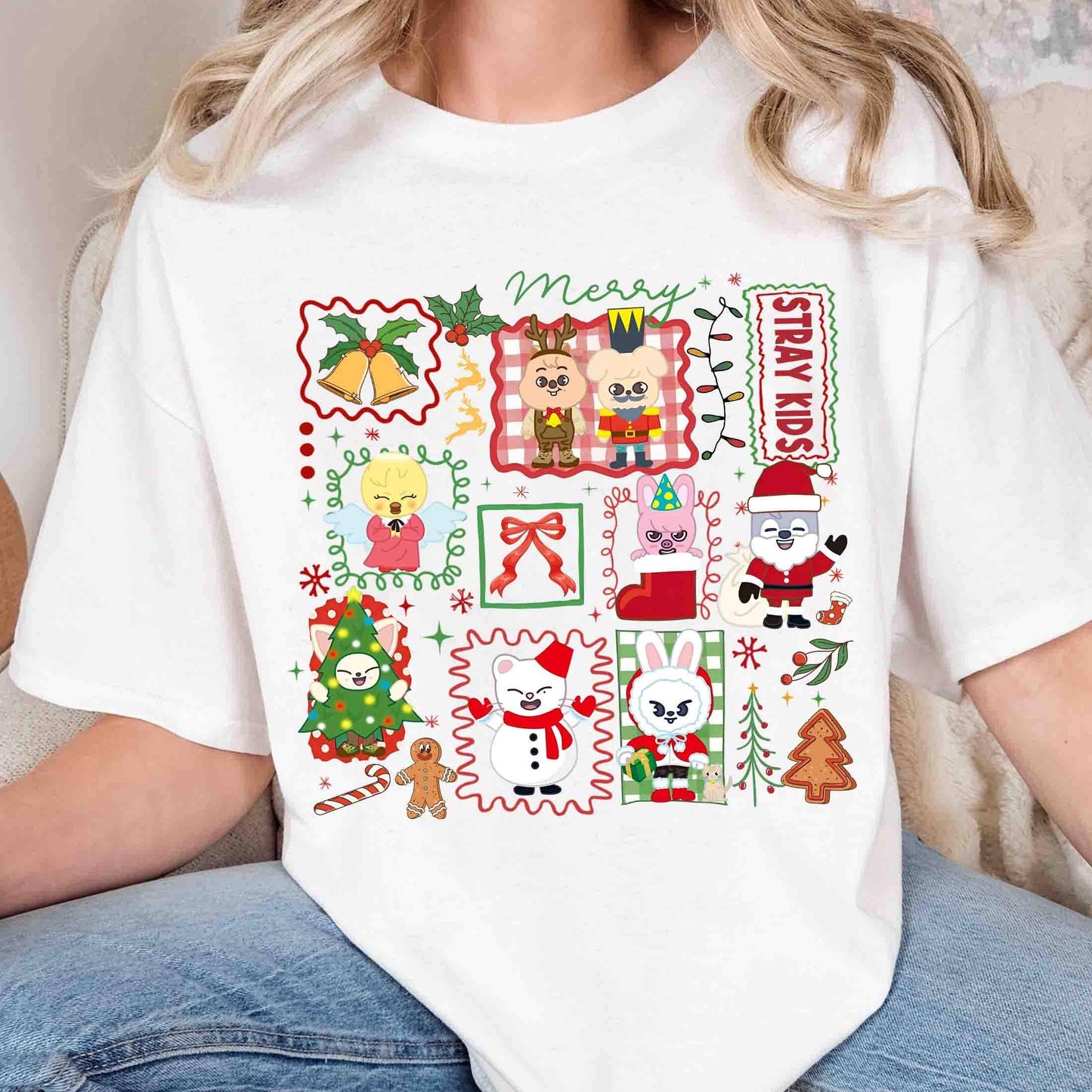 Stray Kids 2025 World Tour Christmas Tee