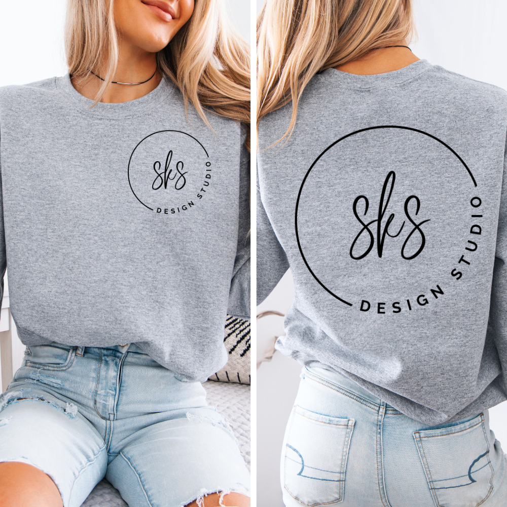 Custom Logo | Unisex Crewneck Sweatshirt