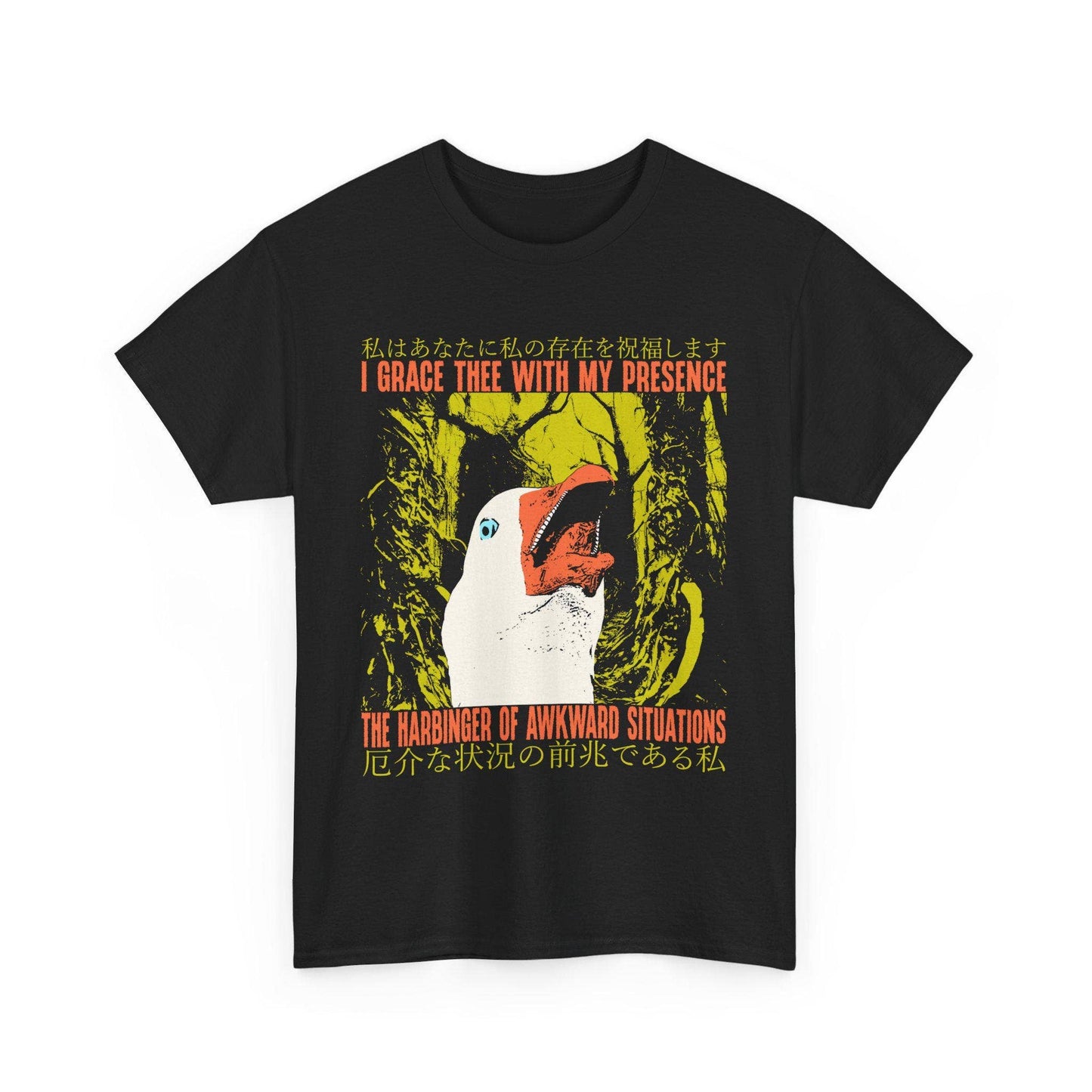 Harbinger of Awkward Goose Tee - Vintage Japan Fun