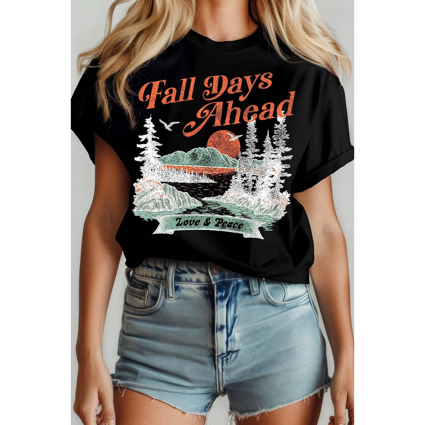 Fall Days Ahead Short Sleeve Tee