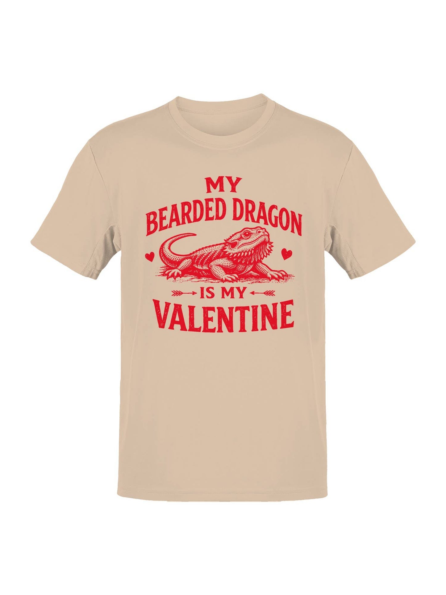 Bearded Dragon Valentine Love Men's T-Shirt