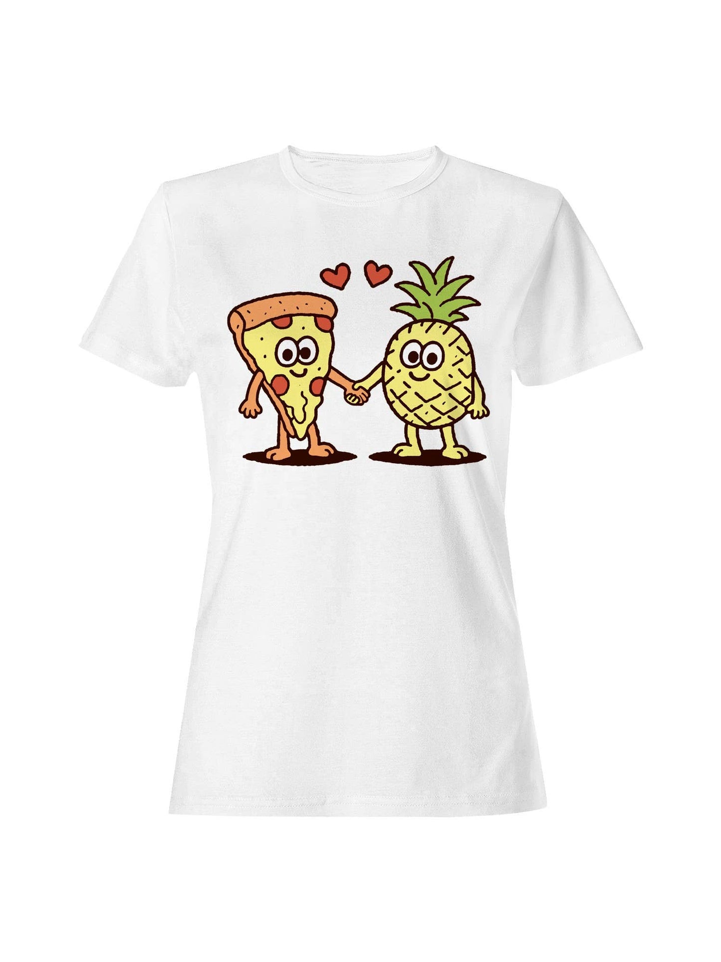 Pizza Meets Pineapple: Forever Friends Women's T-Shirt
