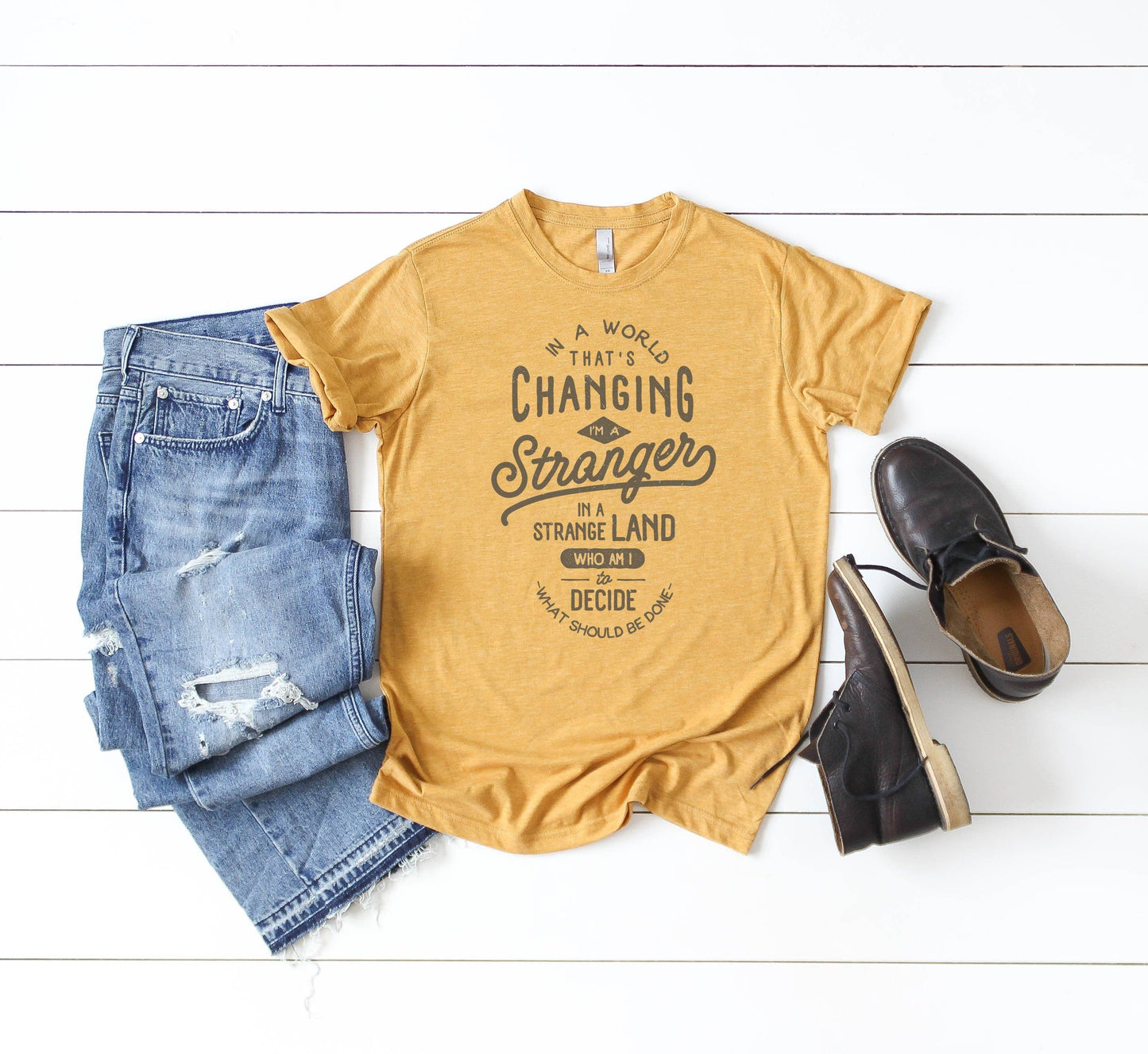 In A World That's Changing - Women's Screen Printed T-Shirt