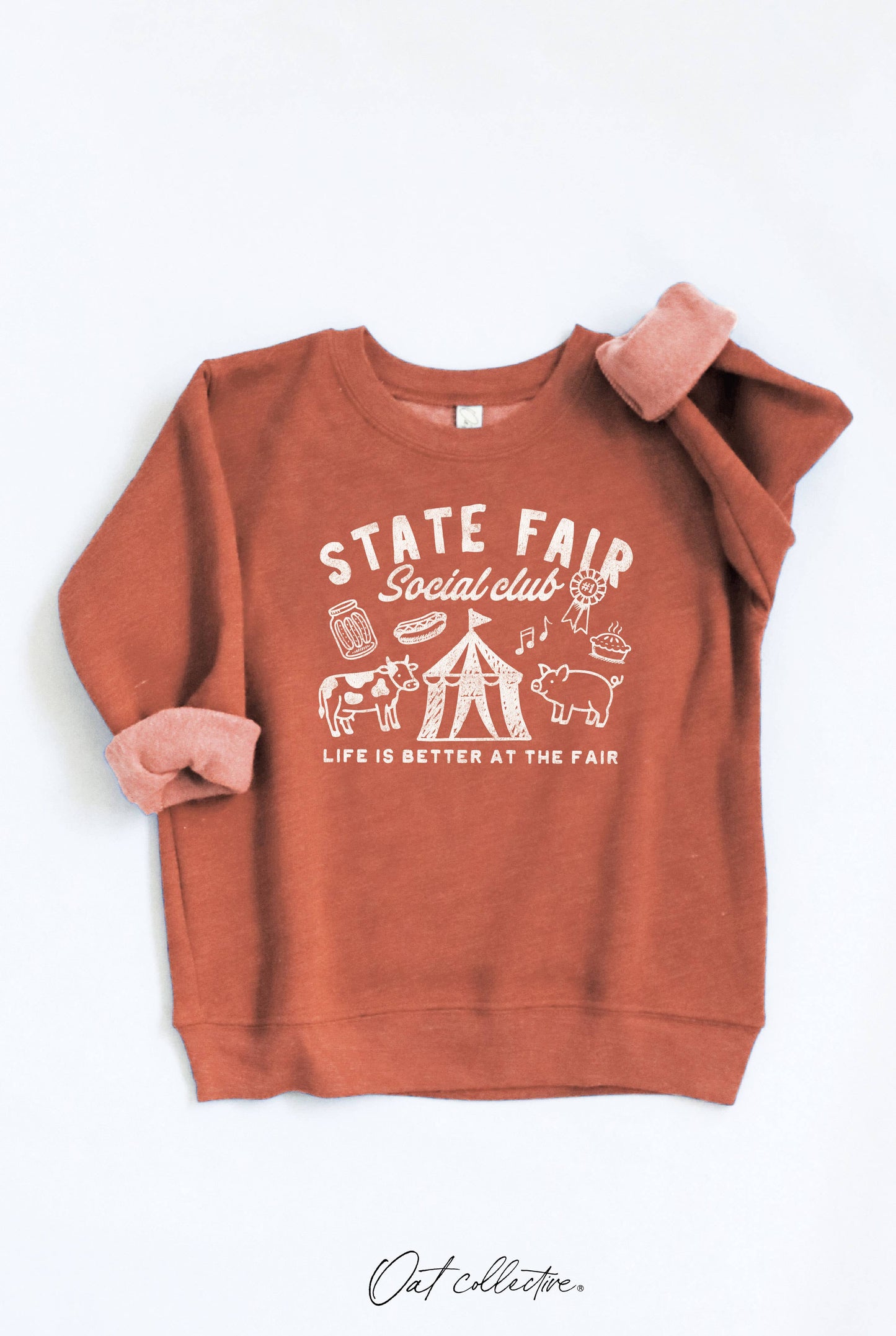State Fair Social Club Toddler Graphic Sweatshirt