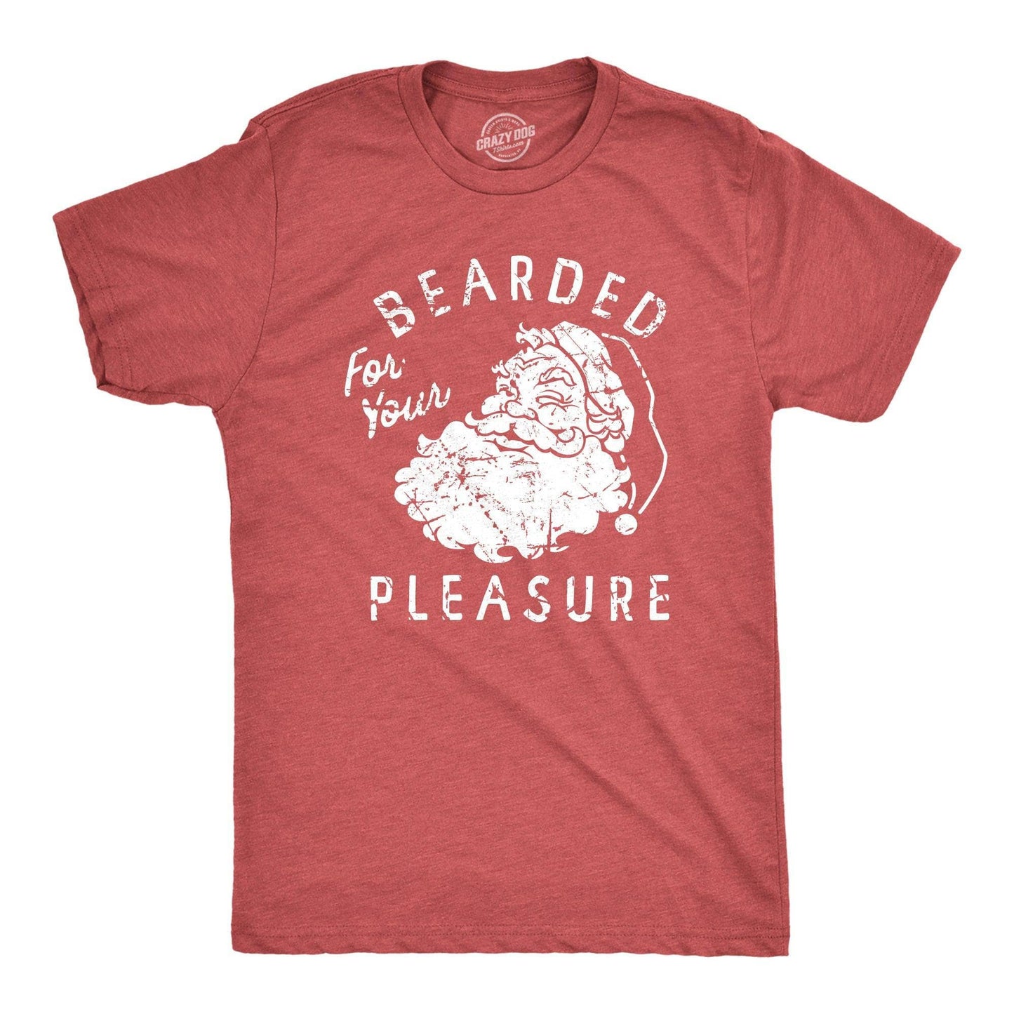 Bearded For Your Pleasure Men's Tshirt Christmas Graphic Tee