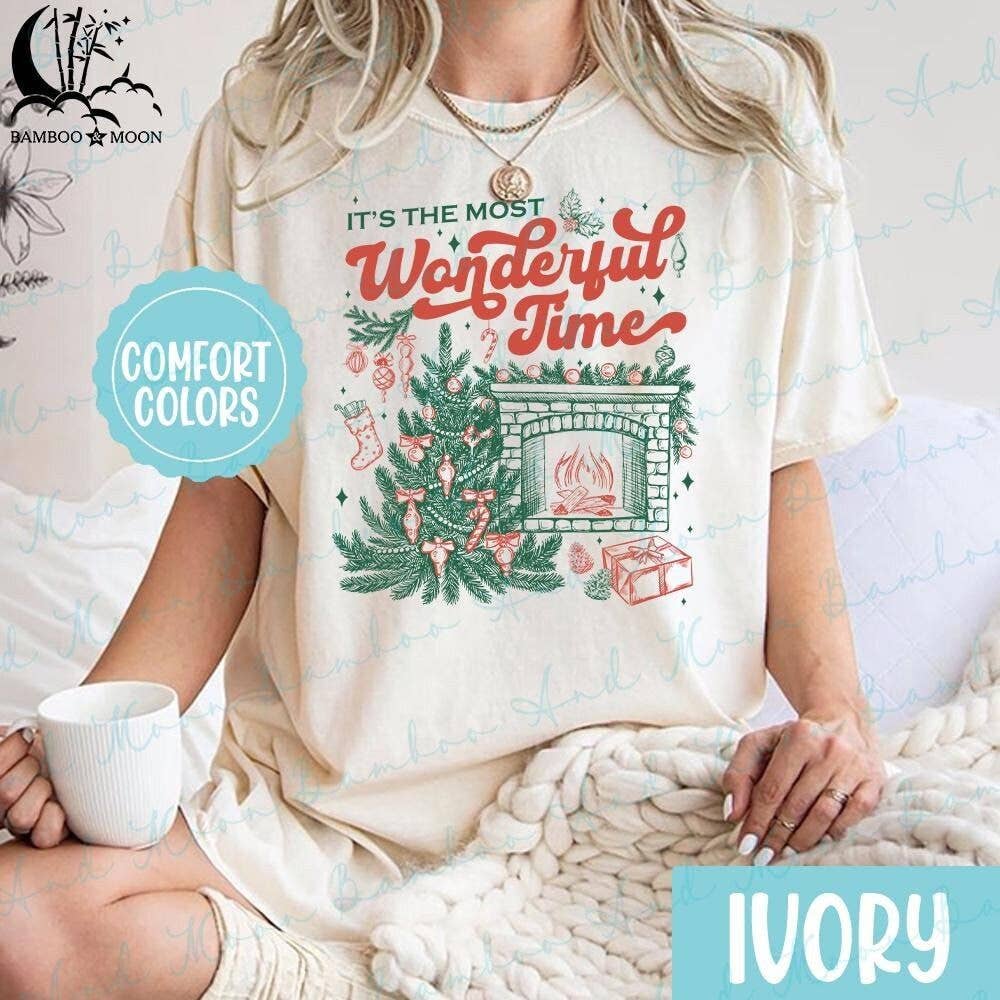 Christmas Time Vintage Tee - Most Wonderful Holiday Shirt