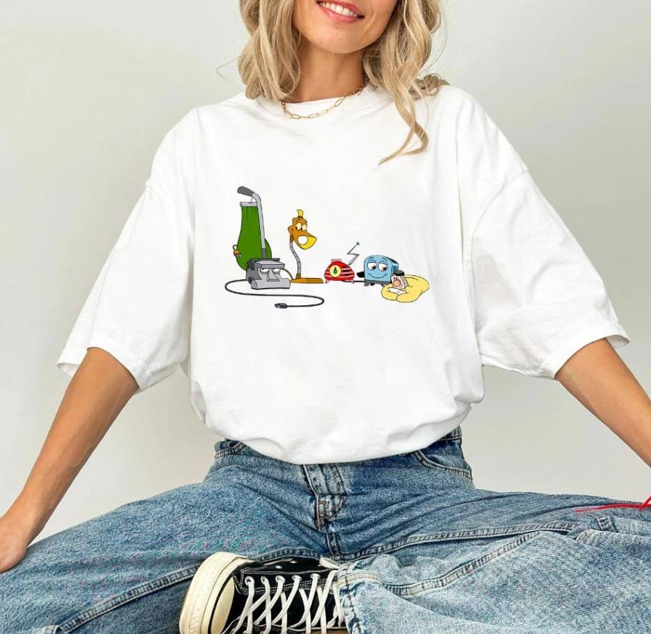 Brave Little Toaster Characters Tee - Retro 80's Nostalgia