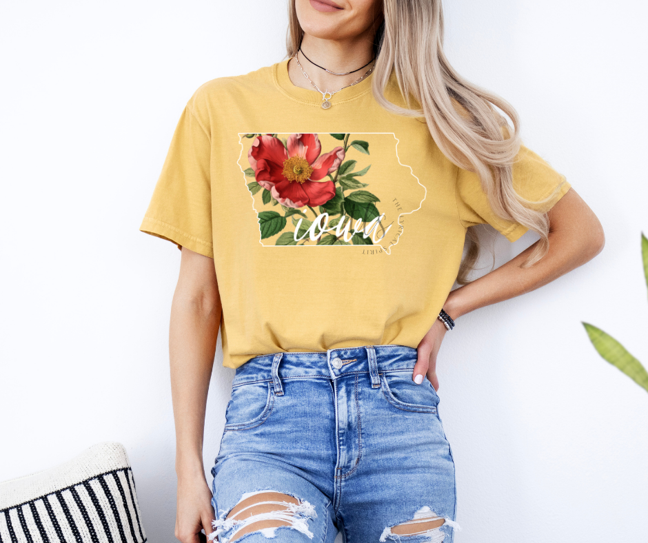 Exclusive Iowa State Flower T-Shirt