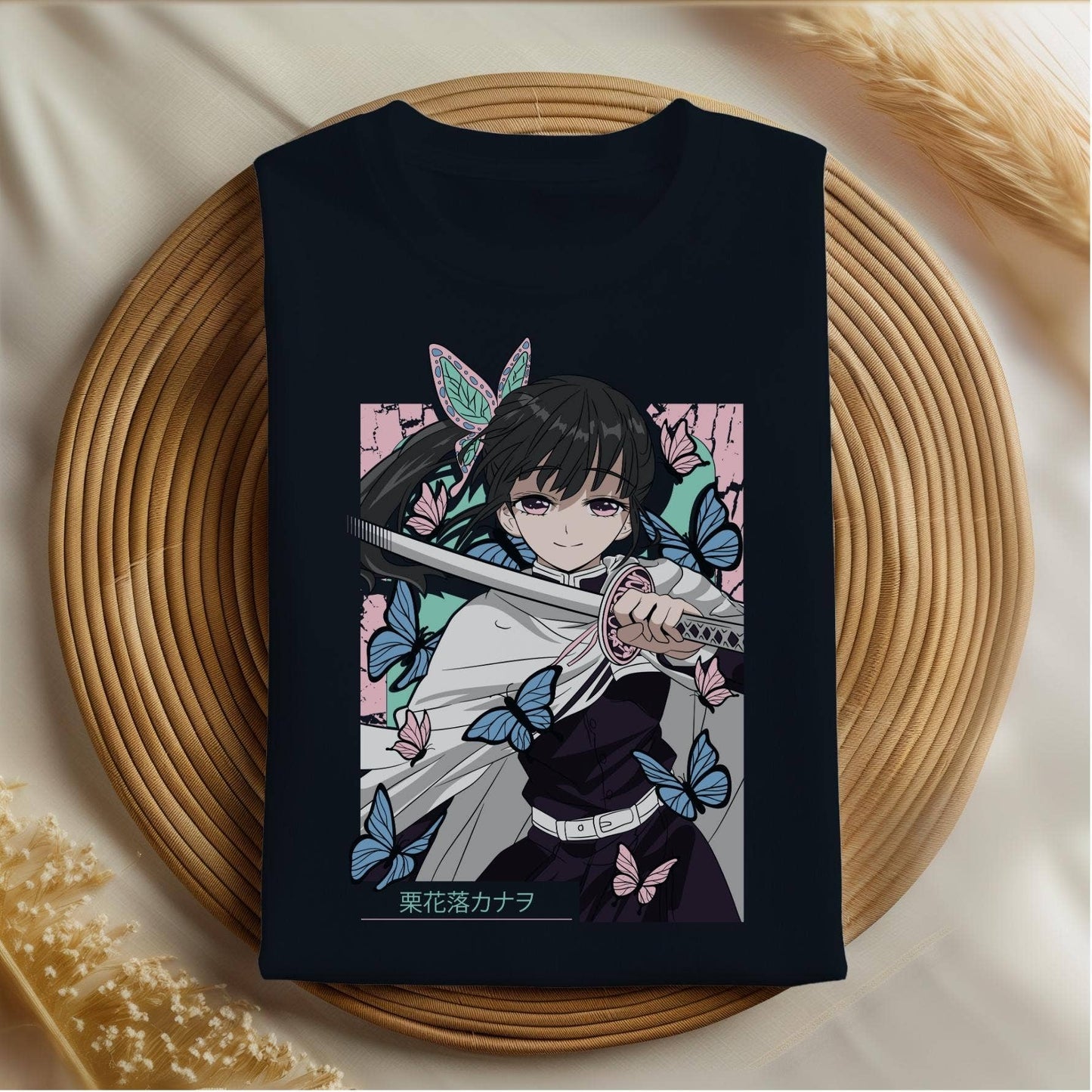 Flower Kanao Graphic Tee - Harajuku Anime Gift Shirt