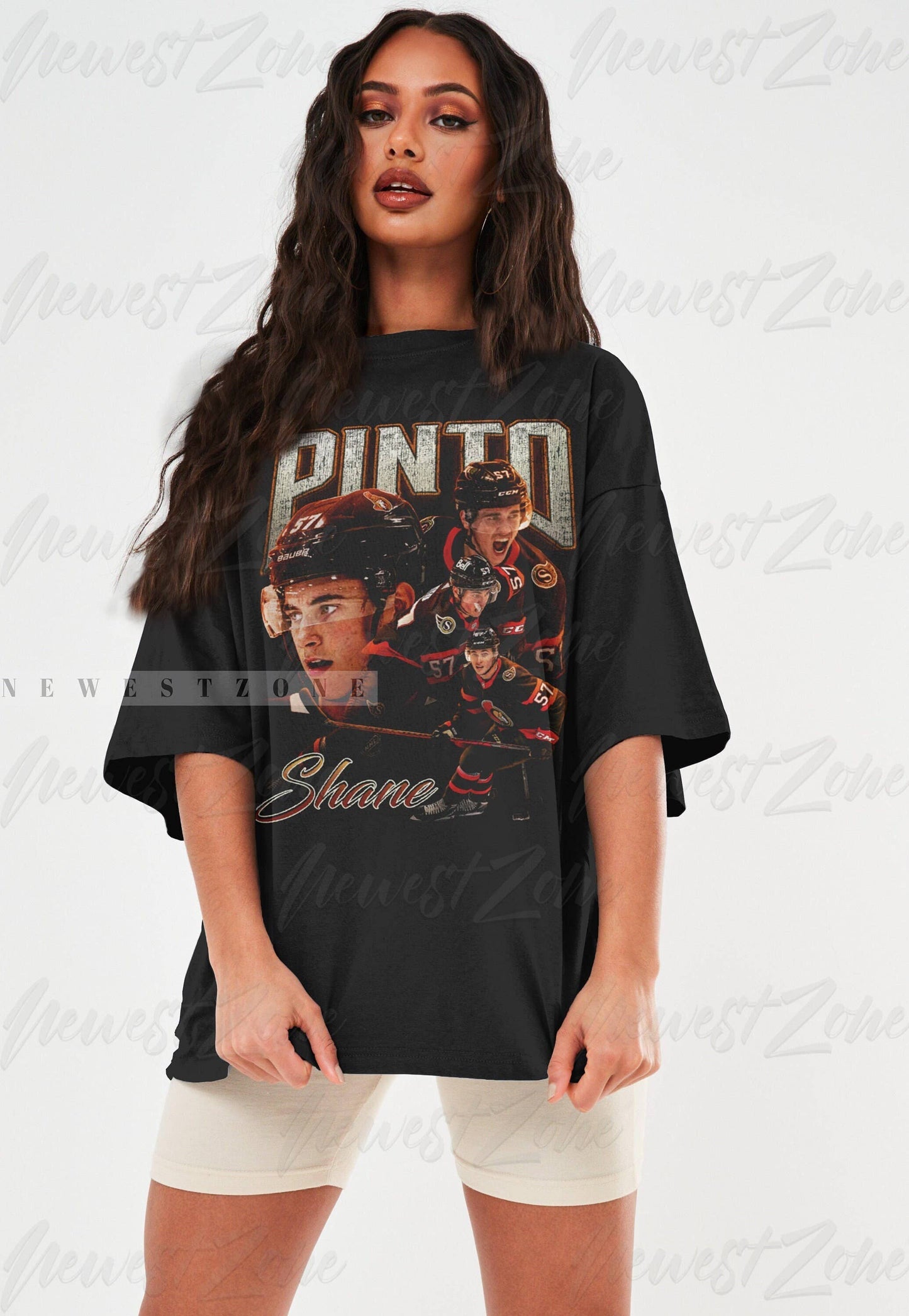 American Professional Ice Hockey Graphic Tee Vintage