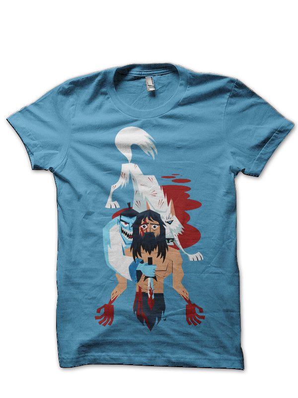 Samurai Jack Light Blue T-Shirt