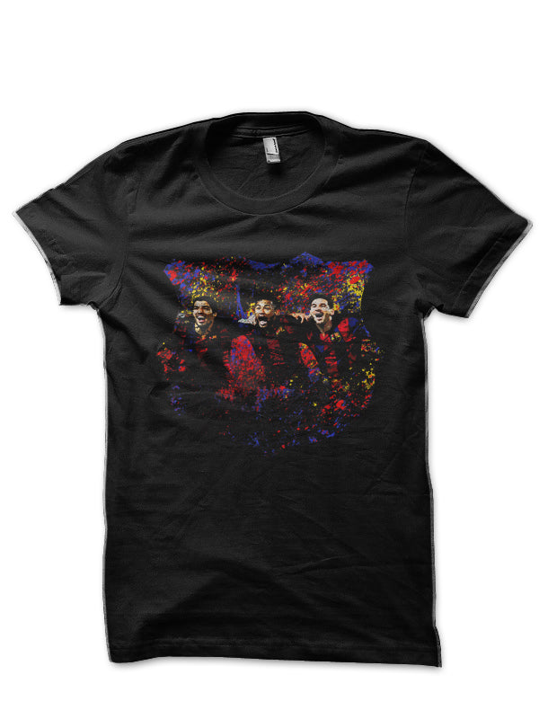 MSN Splatter Black T-Shirt