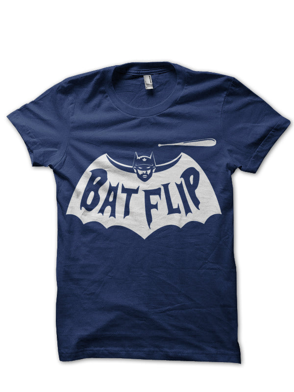 Bat Flip Navy Blue Tee
