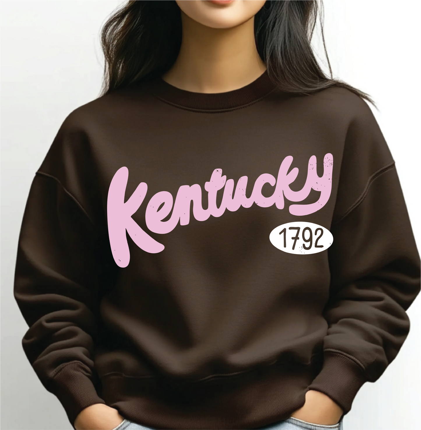 Kentucky 1792 Puff Ink Dark Brown Sweatshirt