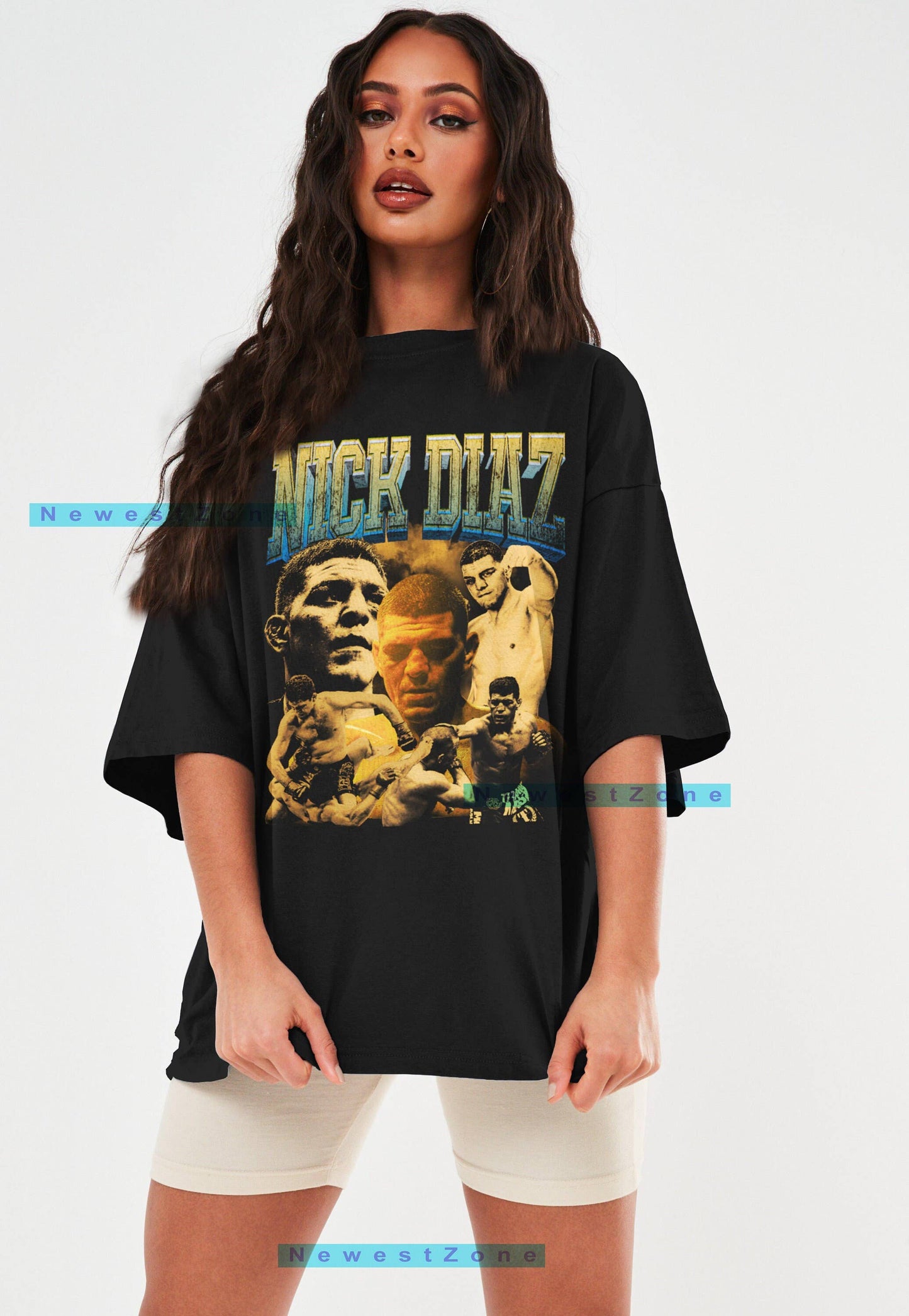 Nick Diaz Vintage 90s T-Shirt Jiu Jitsu Championship Tee