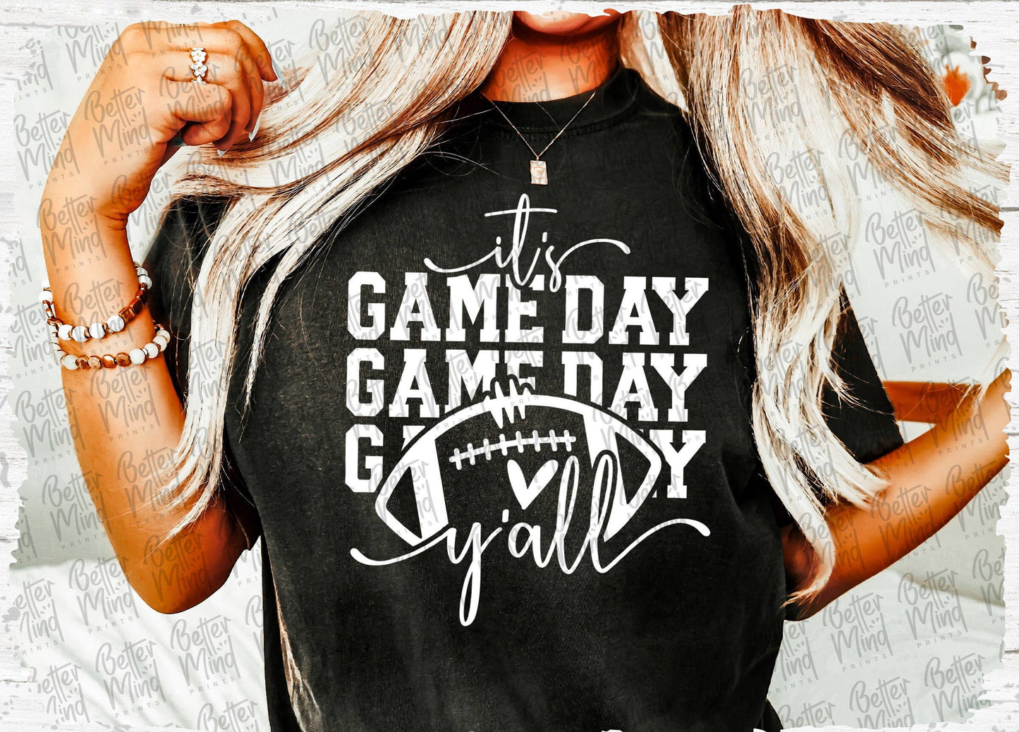 It's Game Day Y'all – Football Vibes Game Day Shirt