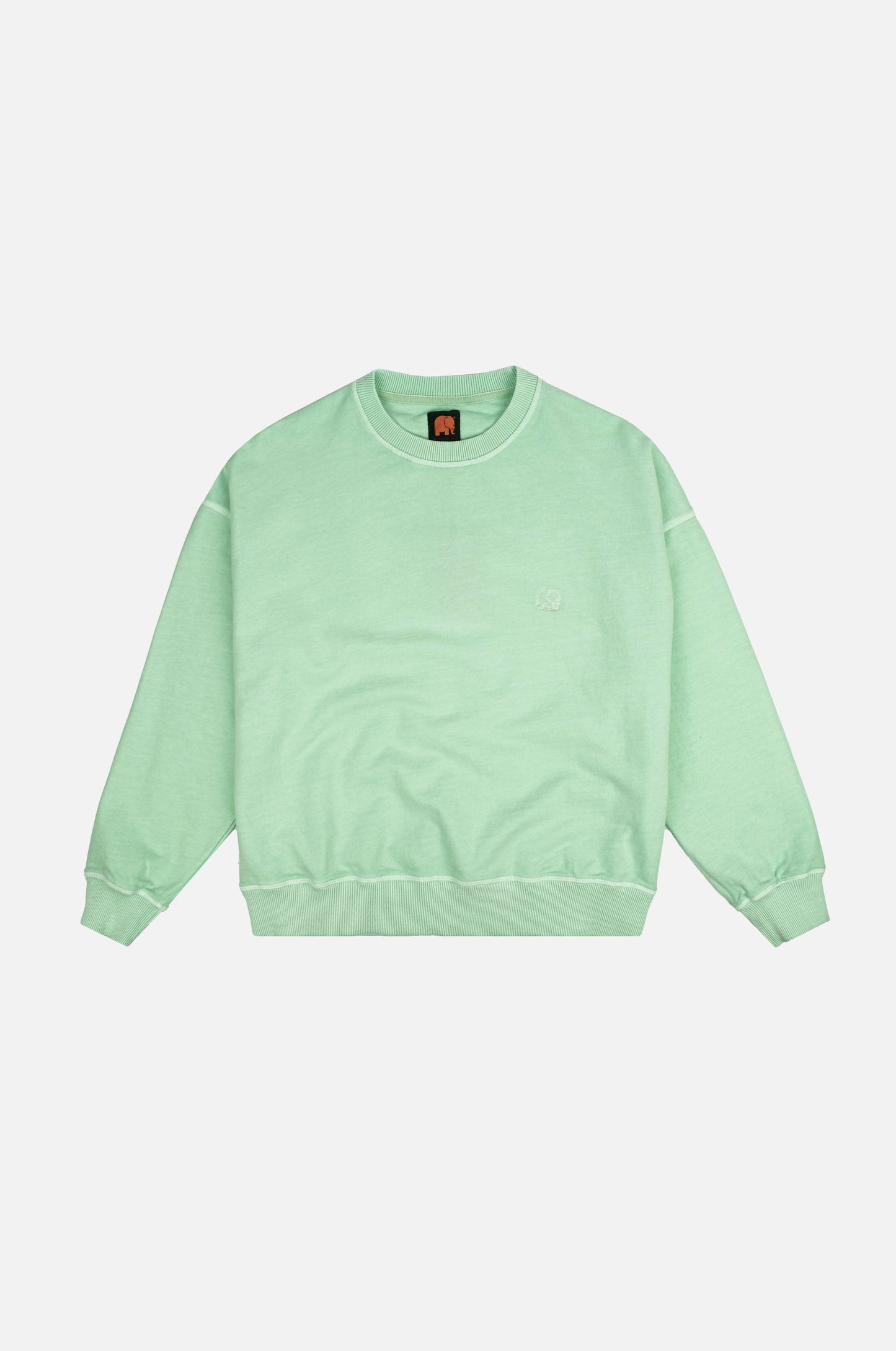 Women’S Essential Pigment Oversized Sweater Dusty Aqua