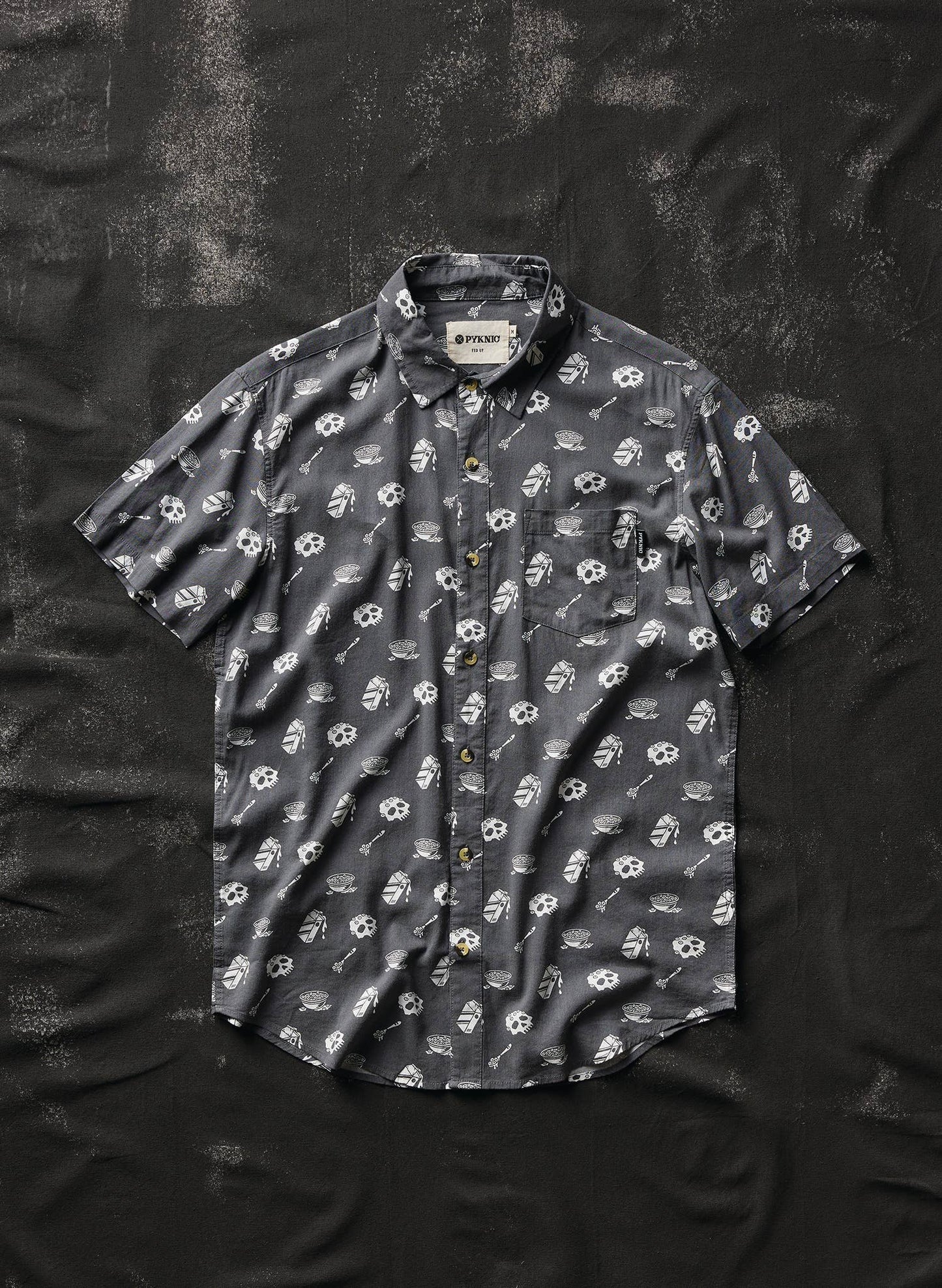Cereal Killer Casual Button Down Shirt Men & Women
