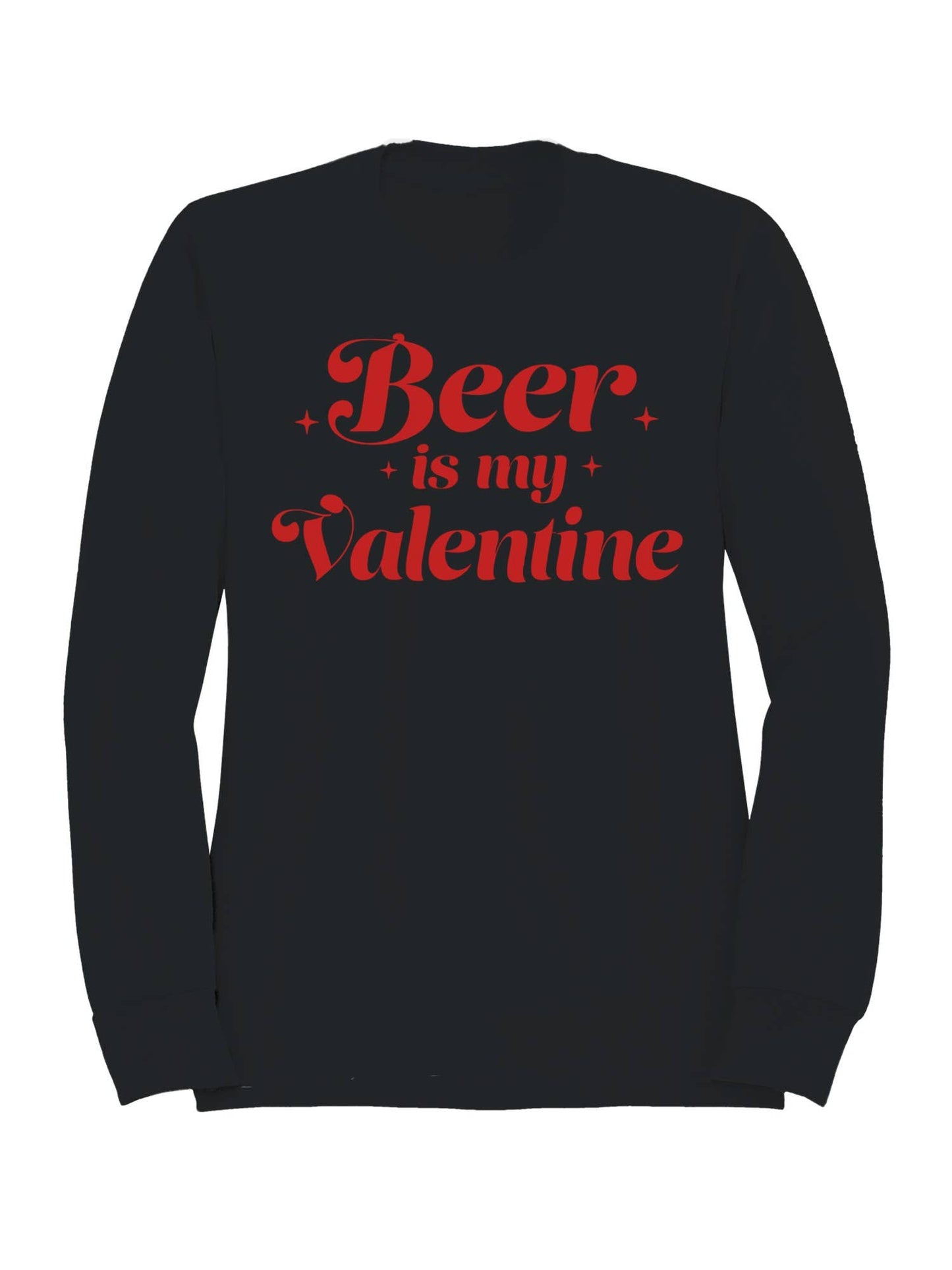 Beer Is My Valentine Design Men's Sweatshirt
