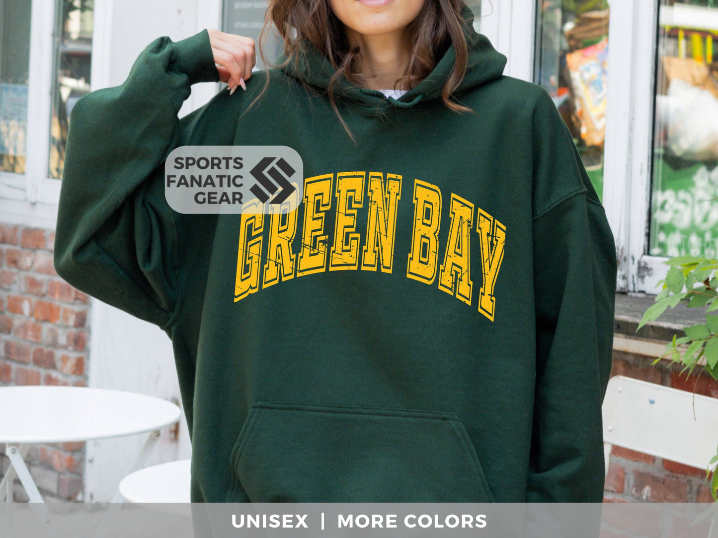 Green Bay Vintage Football Sweatshirt - 80s Retro Style