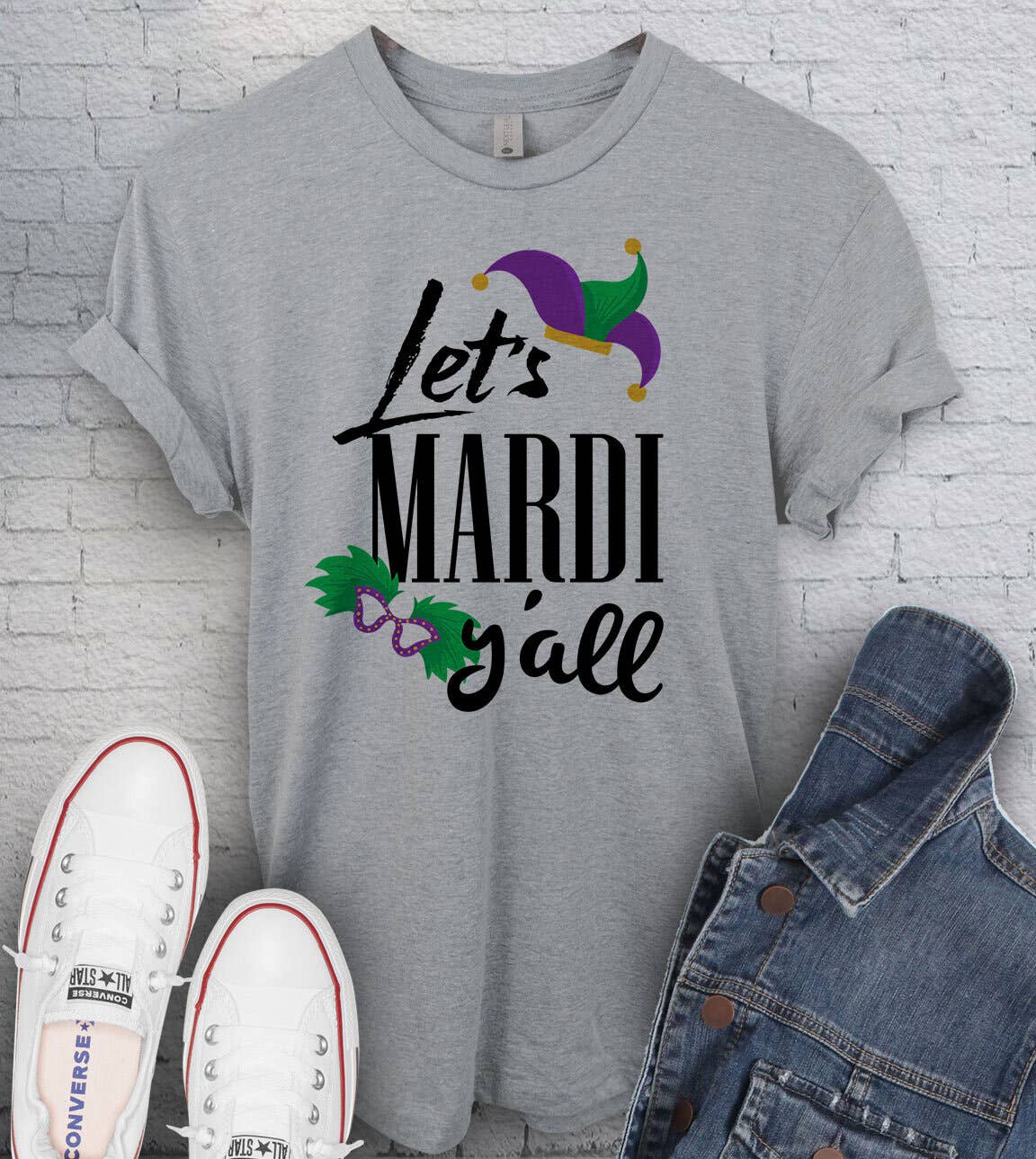Let's Mardi Y'all - Mardi Gras T-Shirt