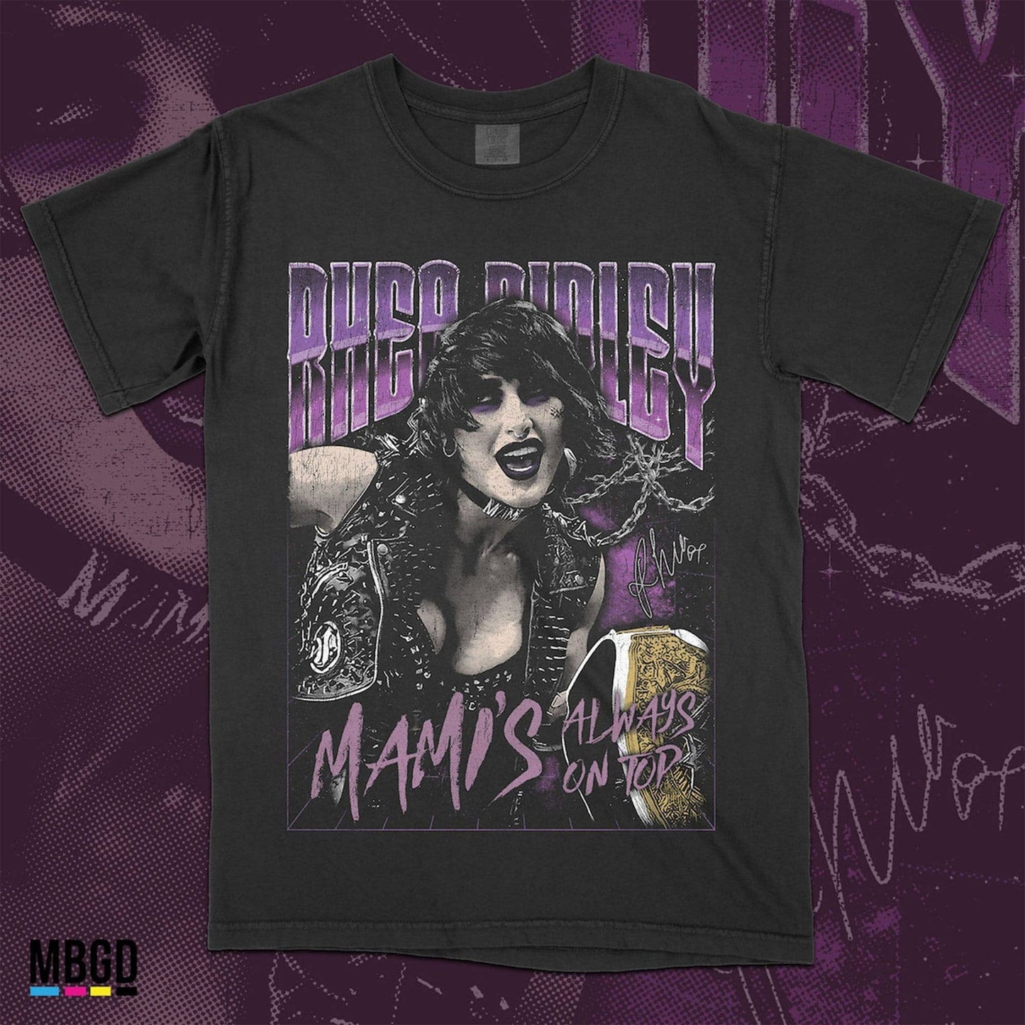 Vintage Rhea Ripley Wrestling Fan Tee Retro Gift