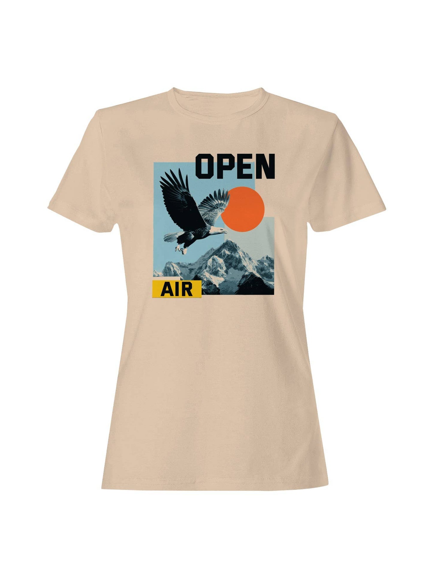 Open Air Eagle Adventure Art Women's T-Shirt