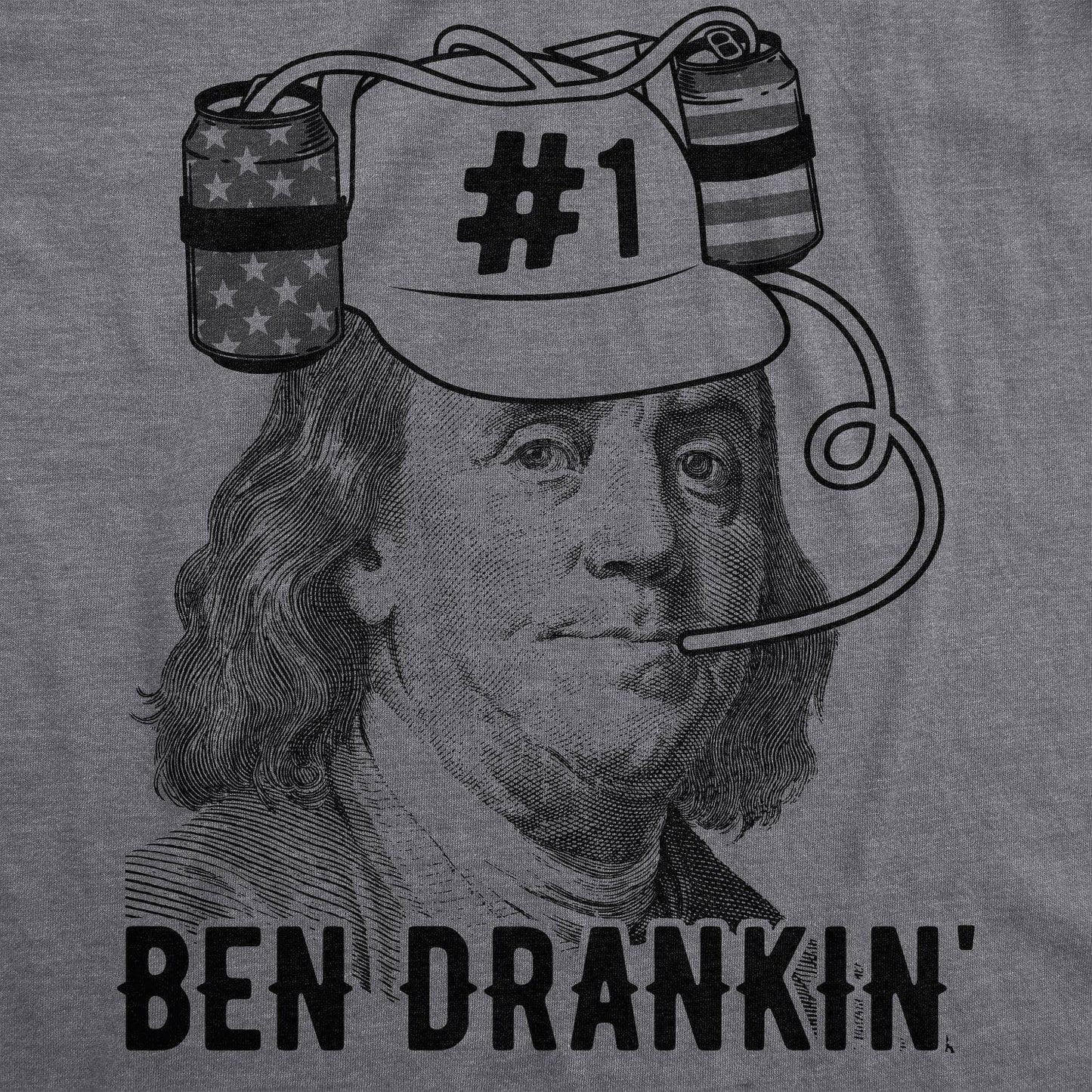 Ben Drankin Men's Tshirt Fourth of July Graphic Tee Western
