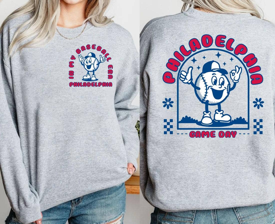 Vintage Philadelphia Baseball Era Sweatshirt