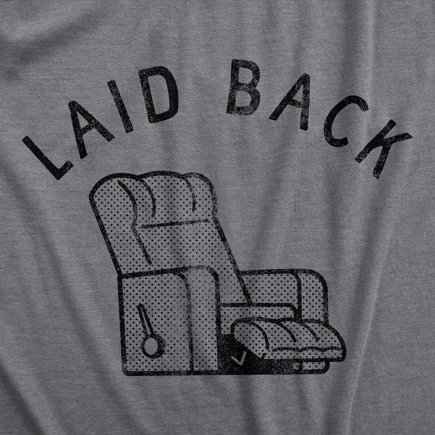 Laid Back Men's Tshirt Sarcastic Graphic Tee Western T