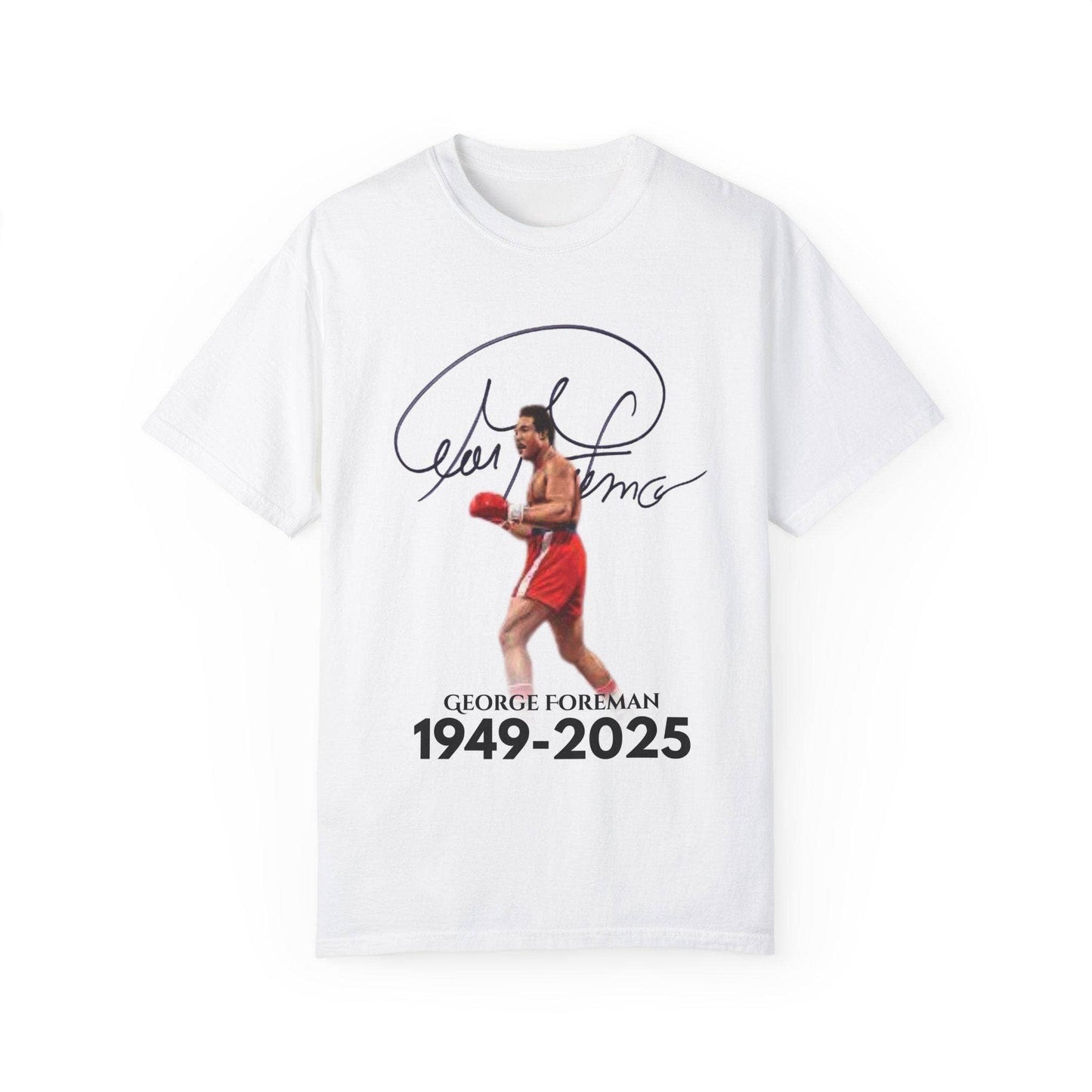 George Foreman Tribute T-Shirt - Boxing Fan Vintage Tee