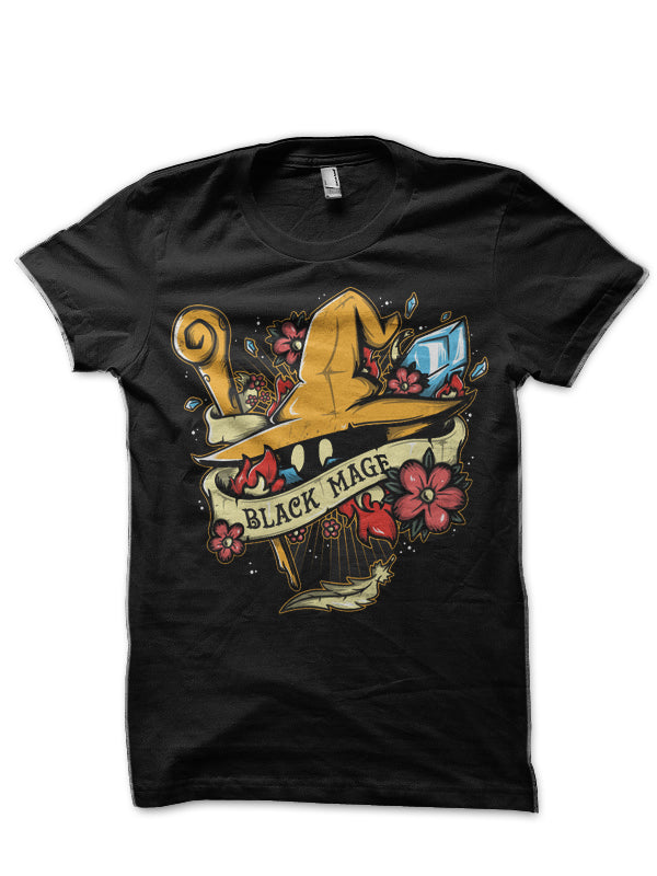 The Black Mage Black T-Shirt