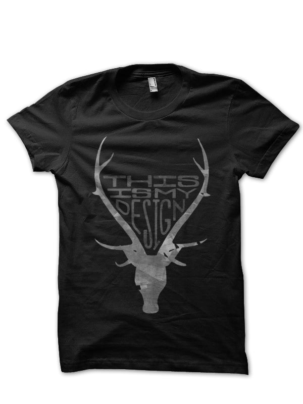 This Is My Design Black Tee
