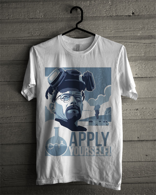 Apply Yourself White T-Shirt
