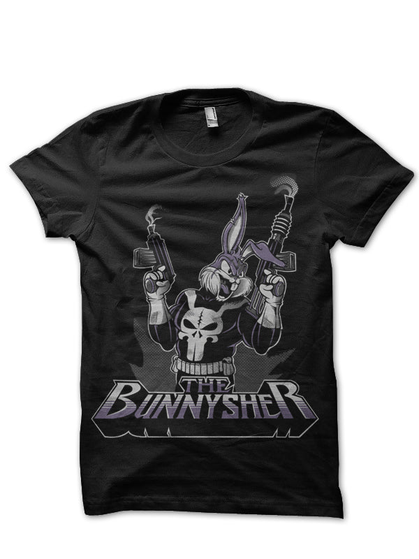 The Bunnysher Black T-Shirt