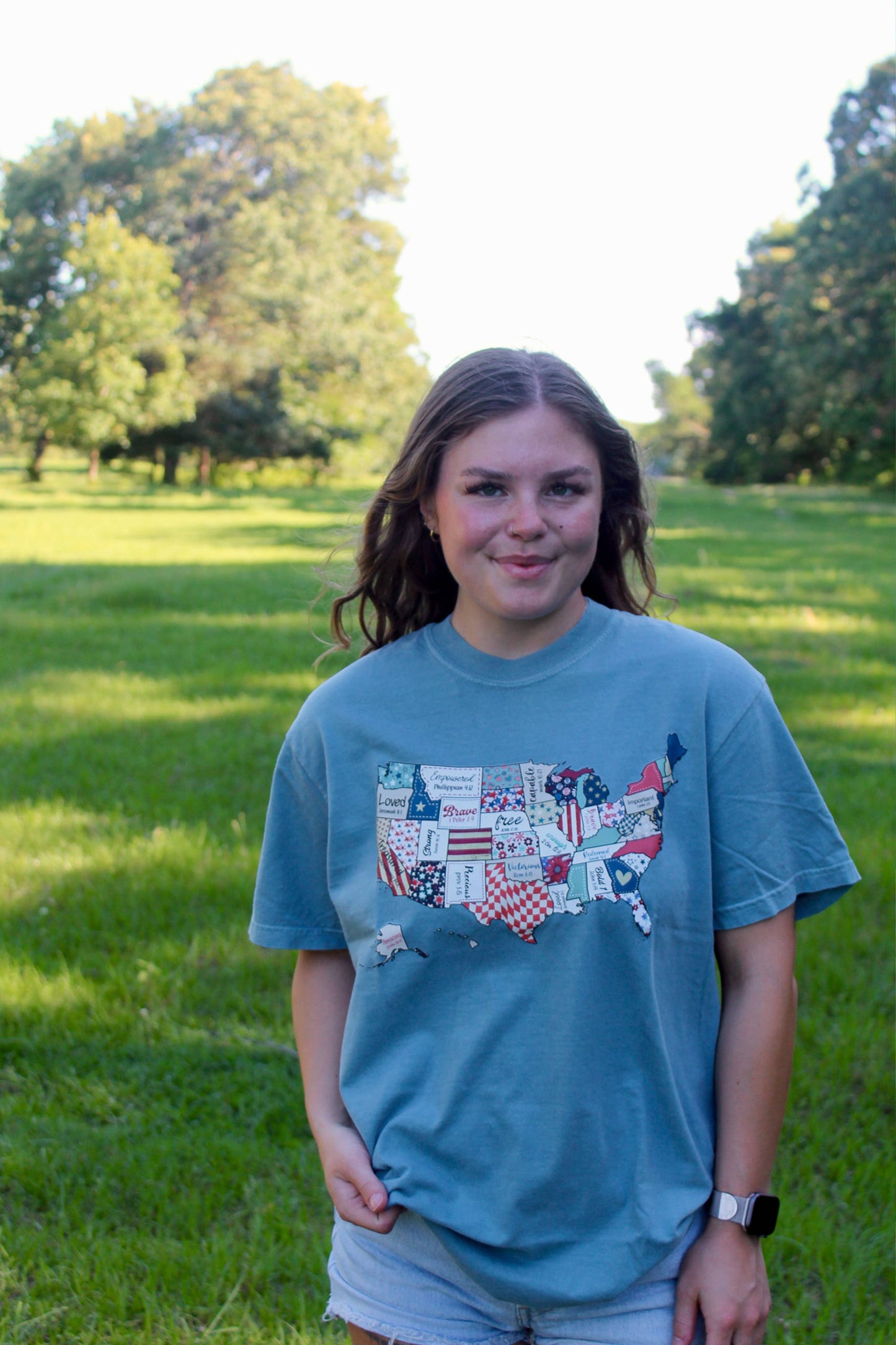 USA Map Tee