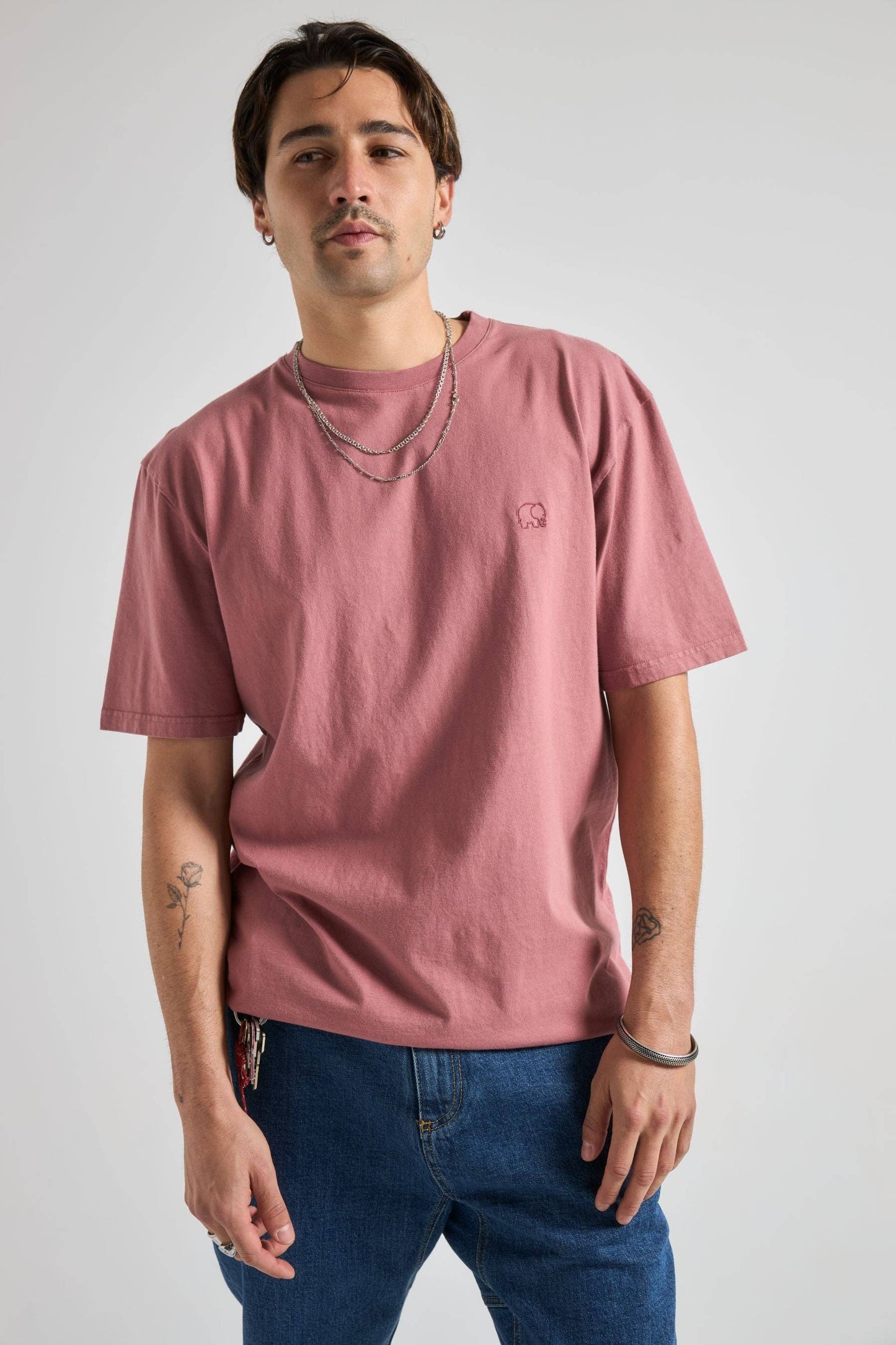 Essential Sunwashed T-Shirt Deco Rose