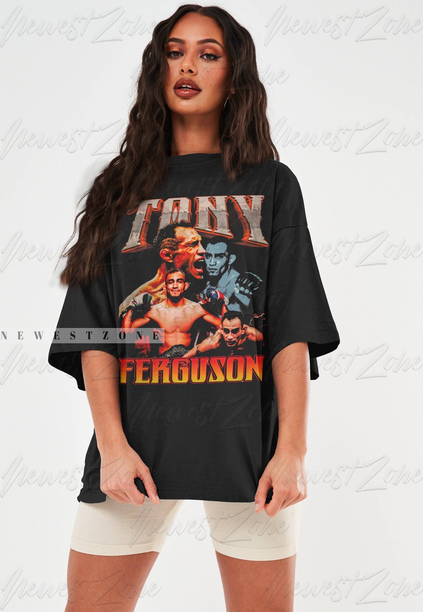 Tony Ferguson Vintage 90s T-Shirt Jiu Jitsu Champions Gift