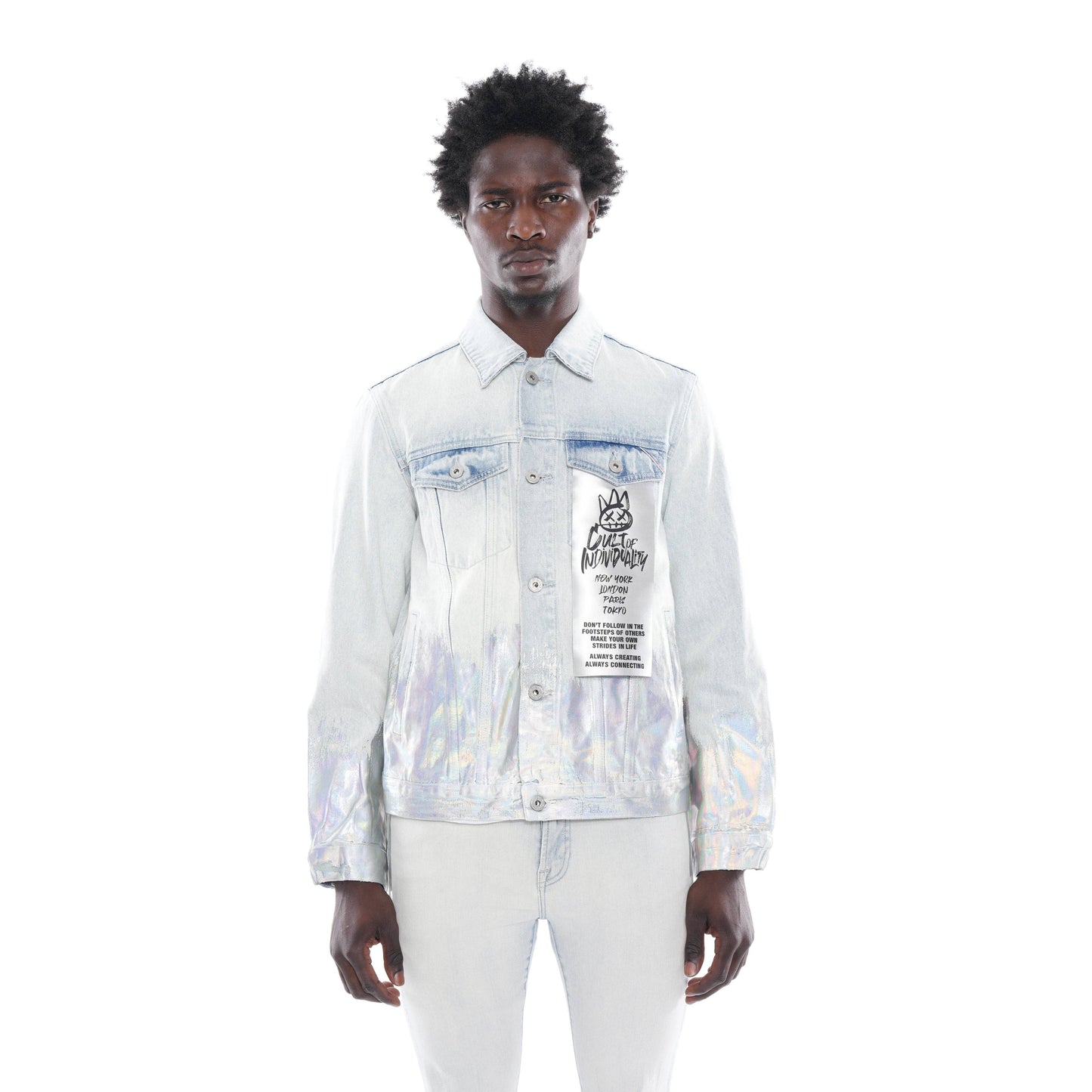 Type Ii Denim Jacket in Foil