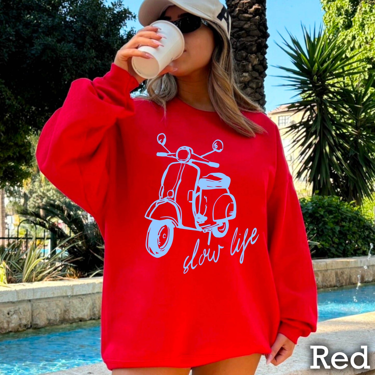 Slow Life | Summer Coastal Women’S Sweatshirt