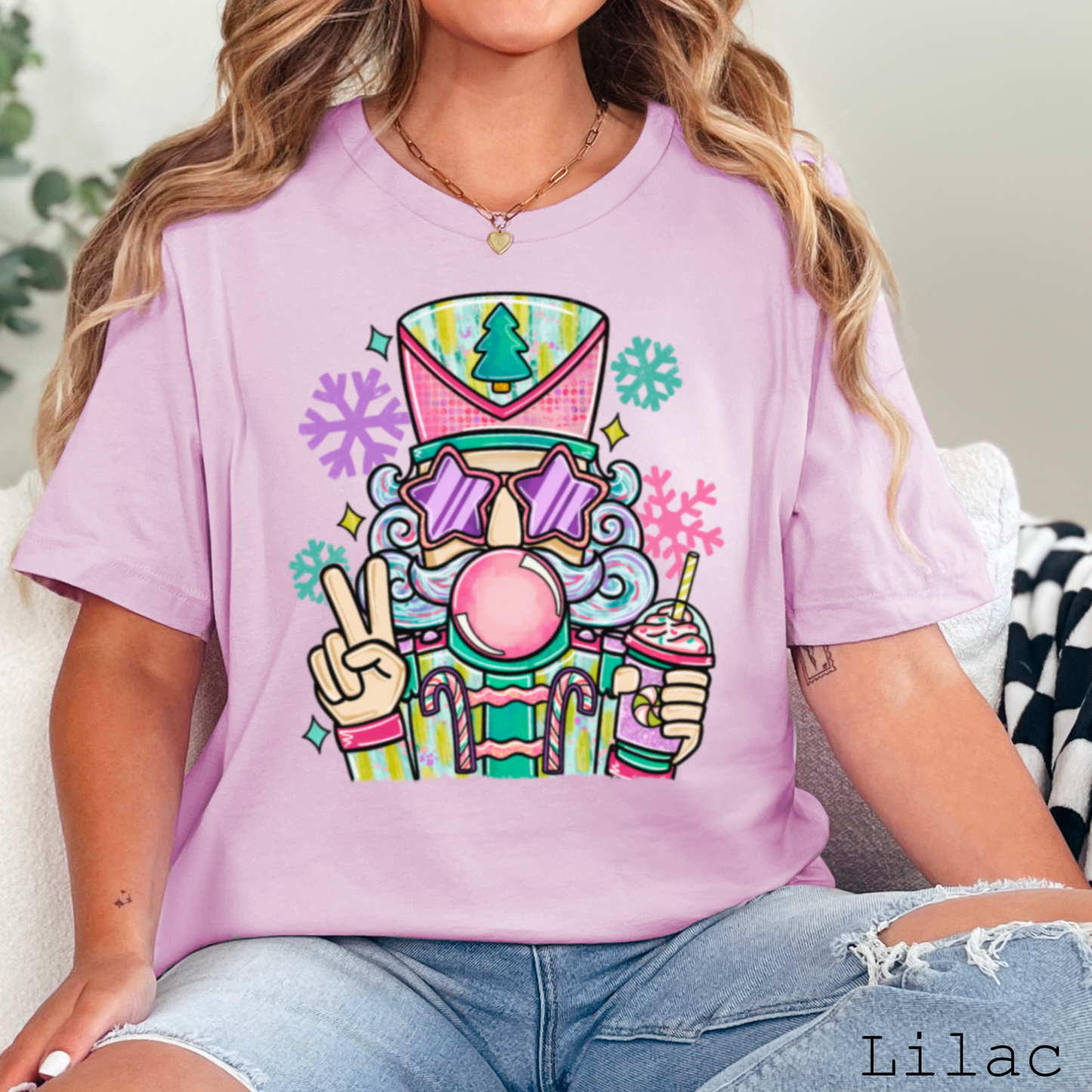Preppy Nutcracker Christmas 2025 Graphic Tee | Bella Canvas